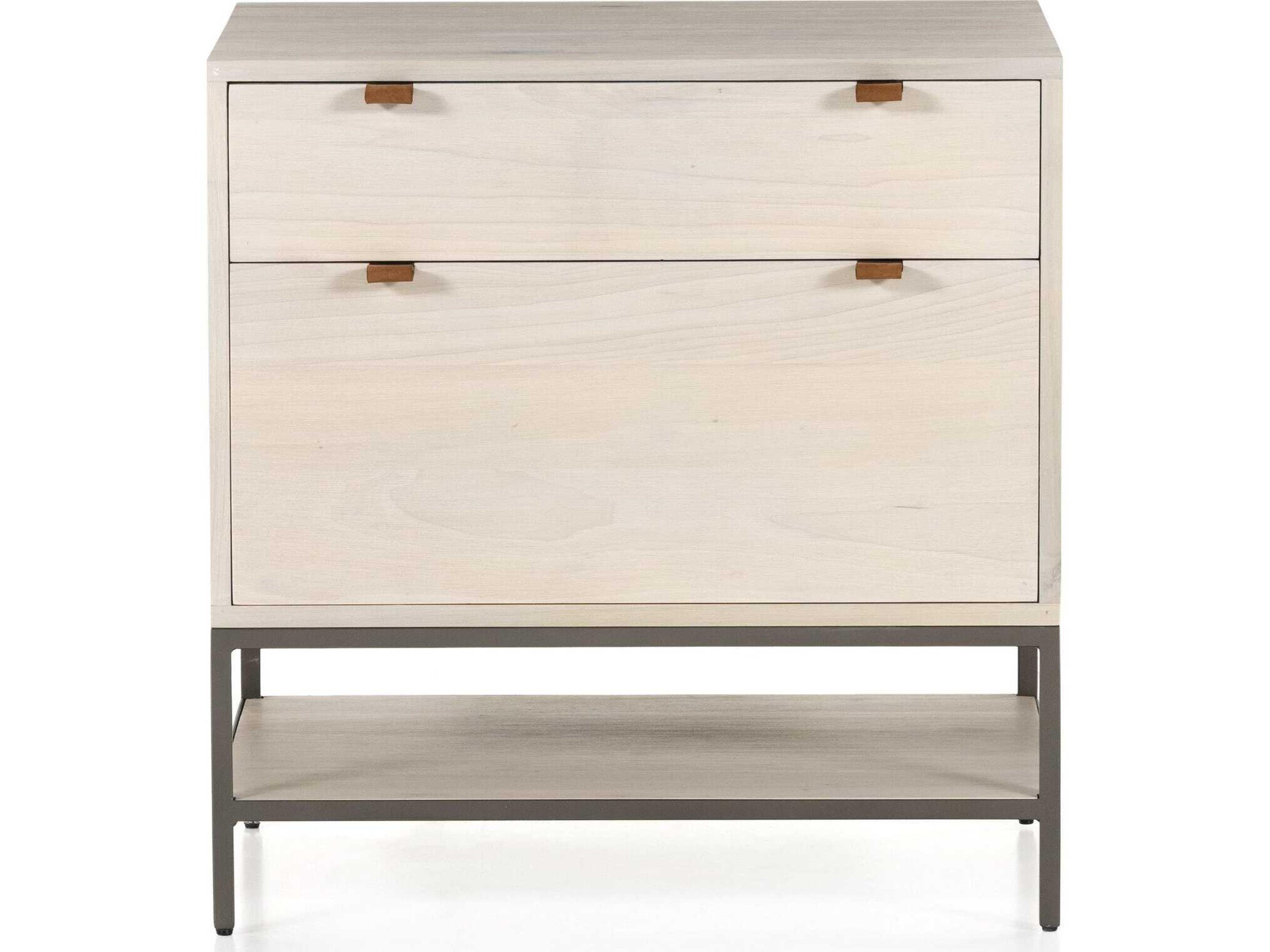 Four Hands Fulton Trey Dove Poplar  Modular Filing Cabinet