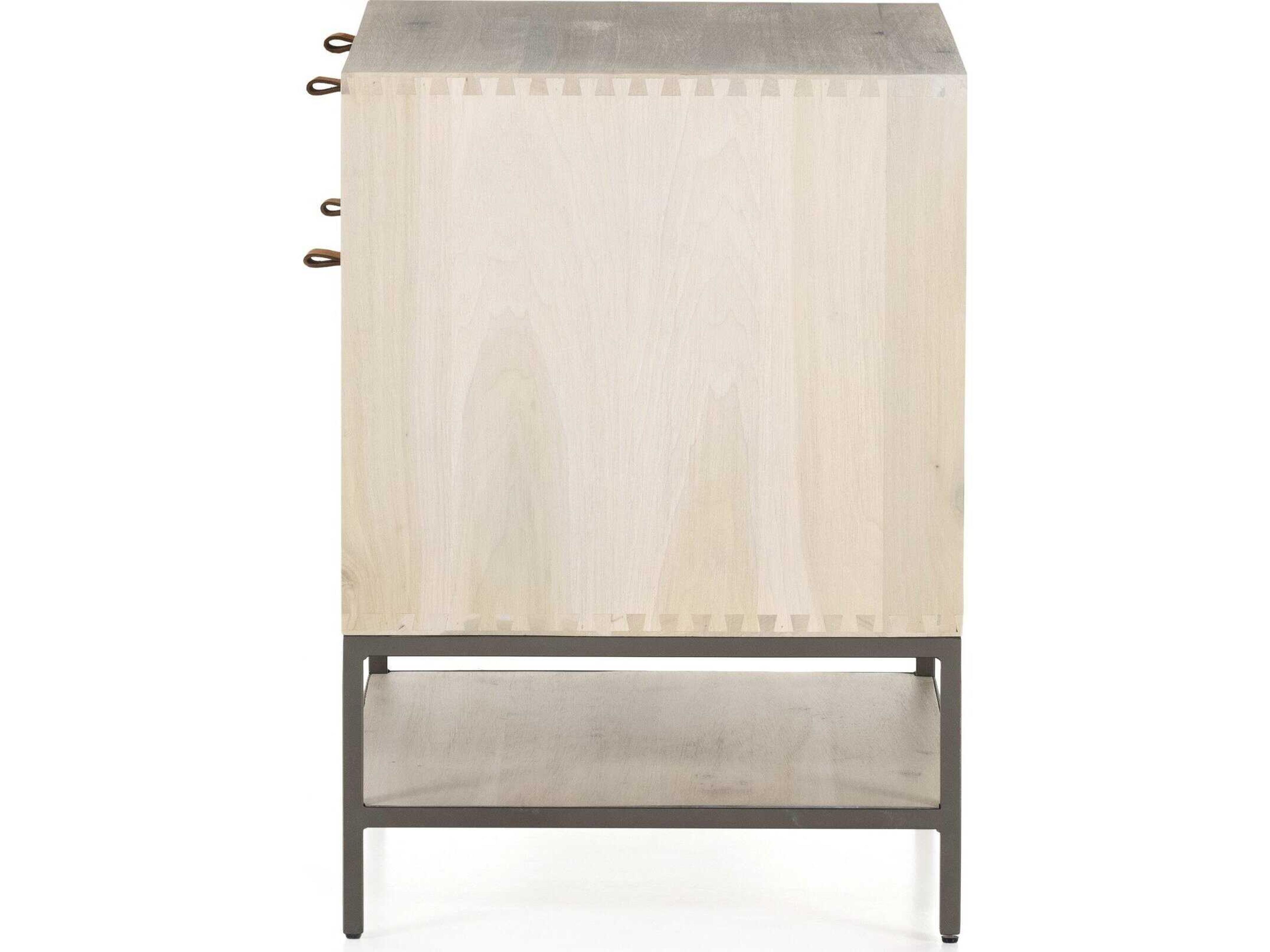 Four Hands Fulton Trey Dove Poplar  Modular Filing Cabinet