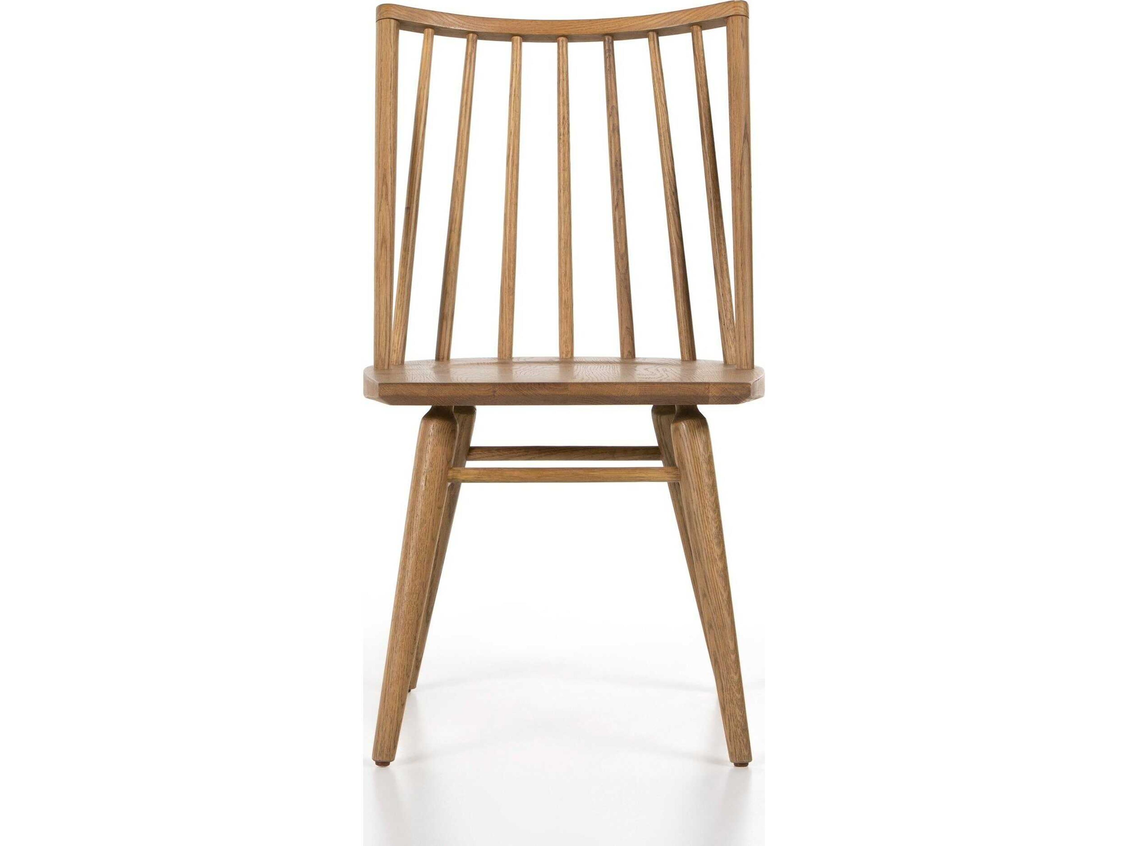 Four Hands Wallis Lewis Sandy Oak  Wood Windsor Chair