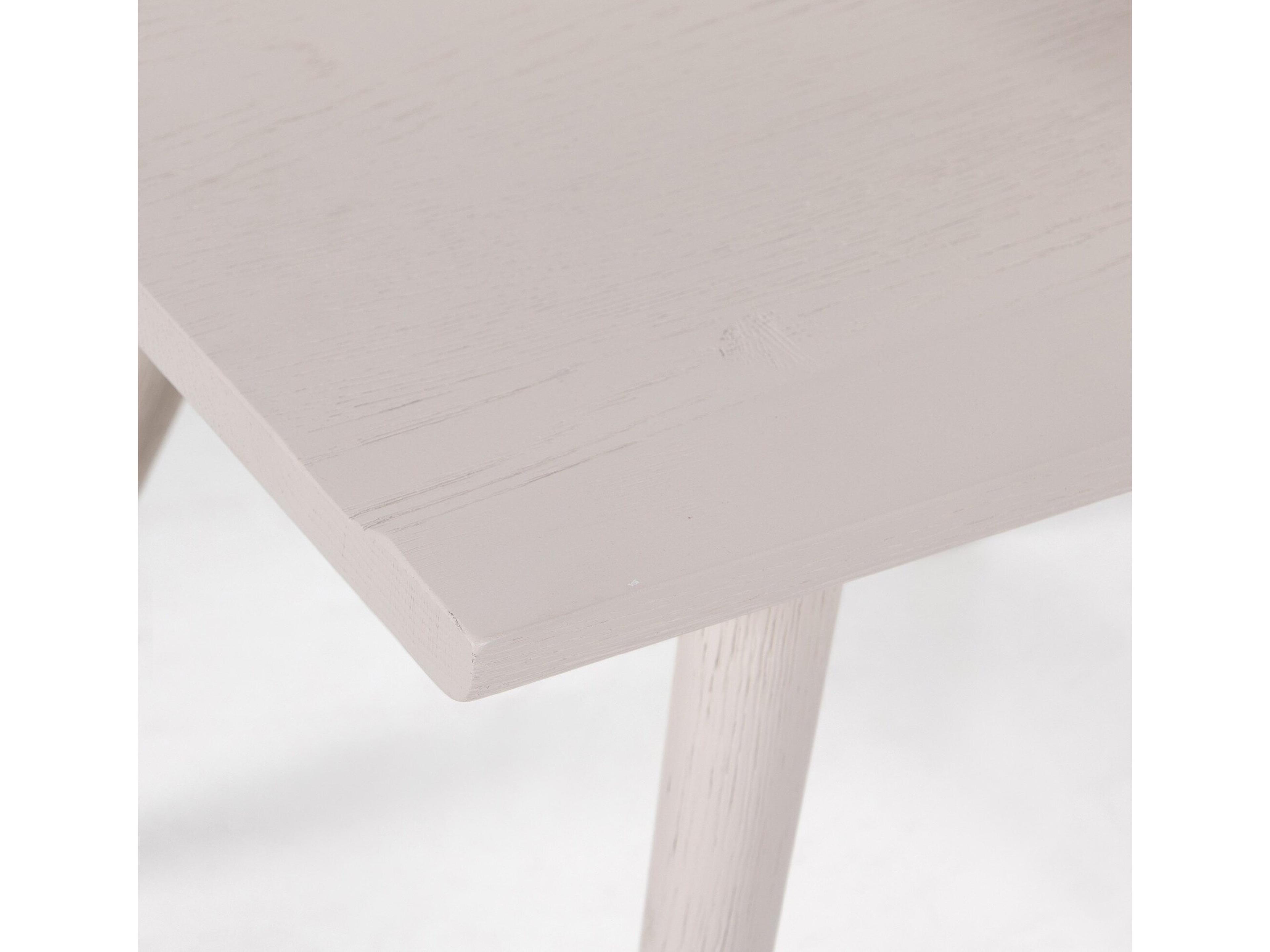 Four Hands Garth Ripley Oak Wood White Side Dining Chair