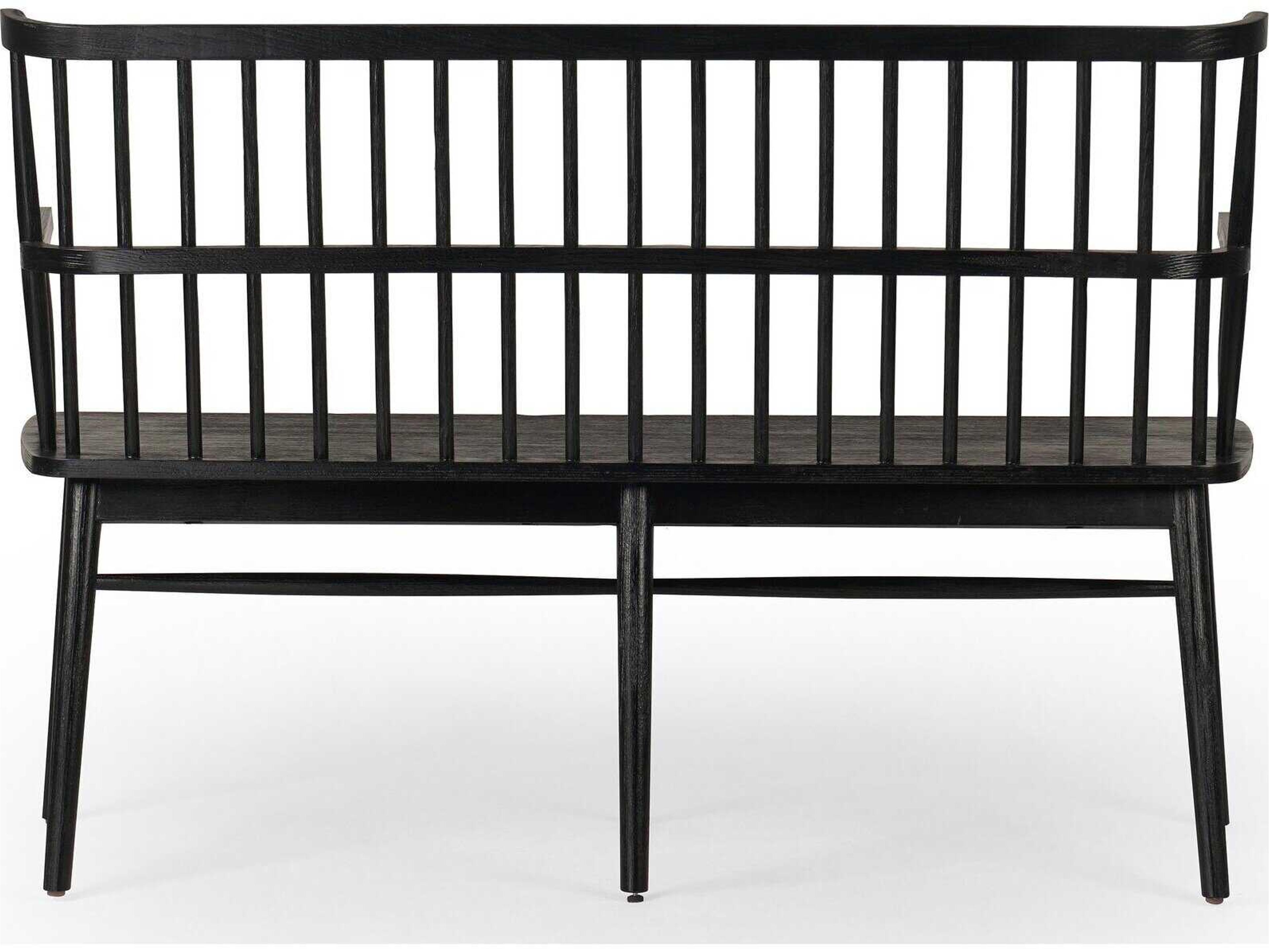 Luxecor Globetrotter Aspen Matte Black  Bench