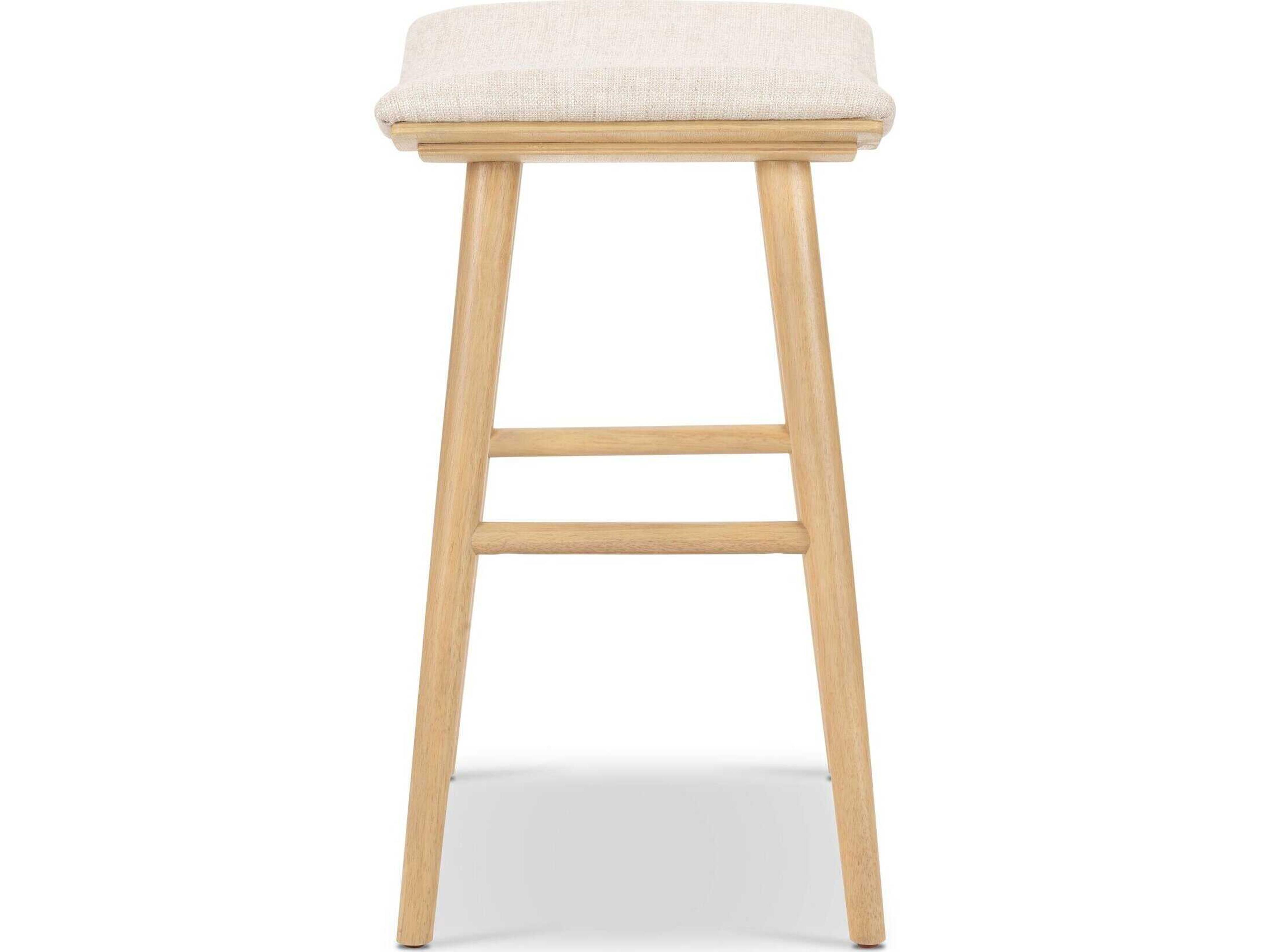 Four Hands Wallis Union Essence Natural Upholstered Counter Stool