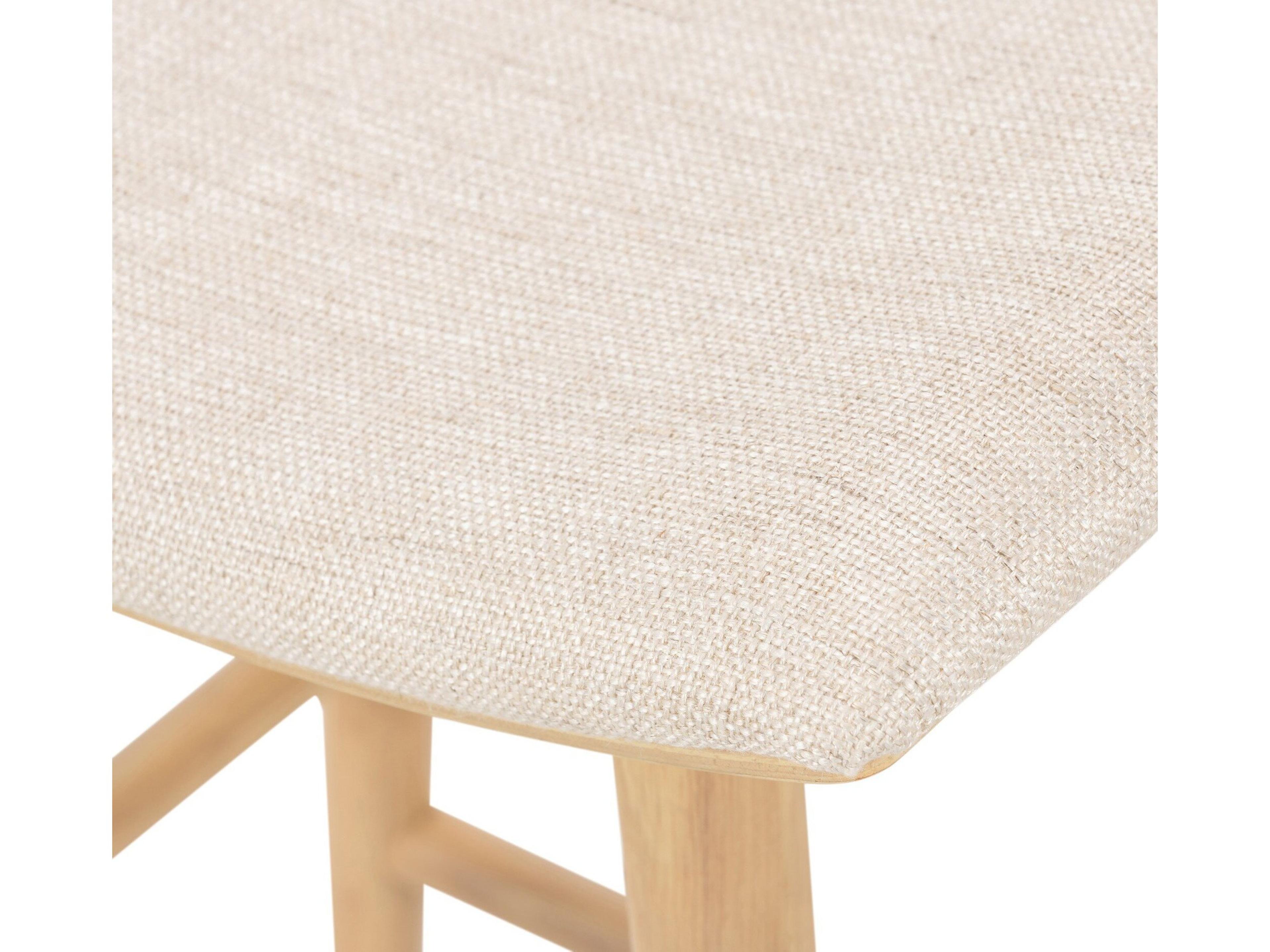 Four Hands Wallis Union Essence Natural Upholstered Counter Stool