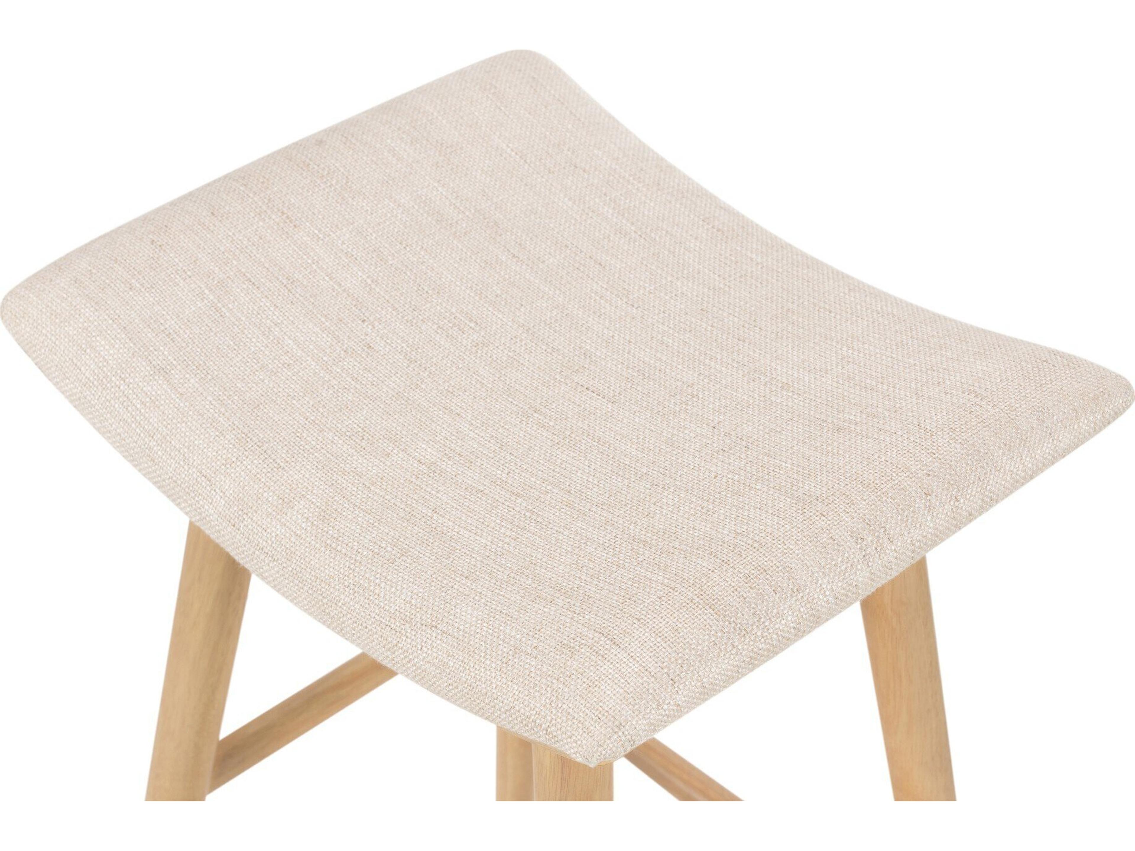 Four Hands Wallis Union Essence Natural Upholstered Counter Stool