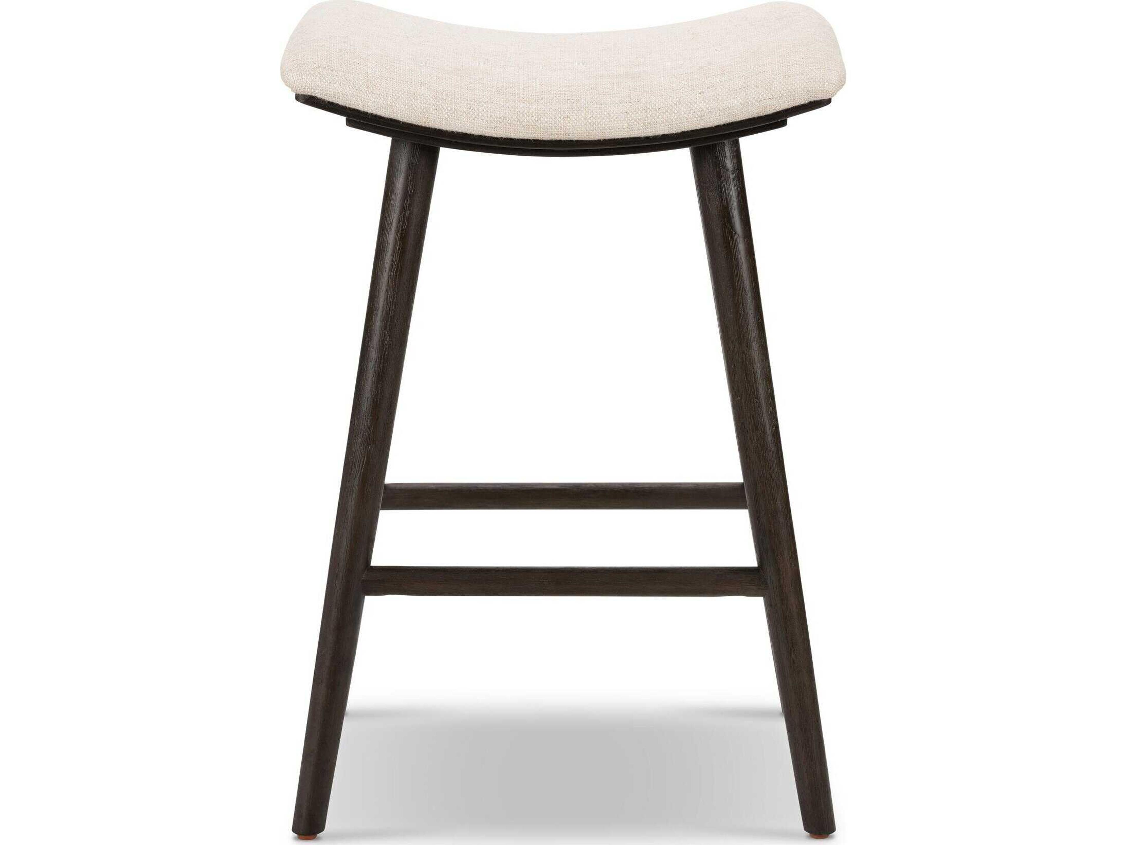 Four Hands Belfast Union Essence Natural Saddle Counter Stool