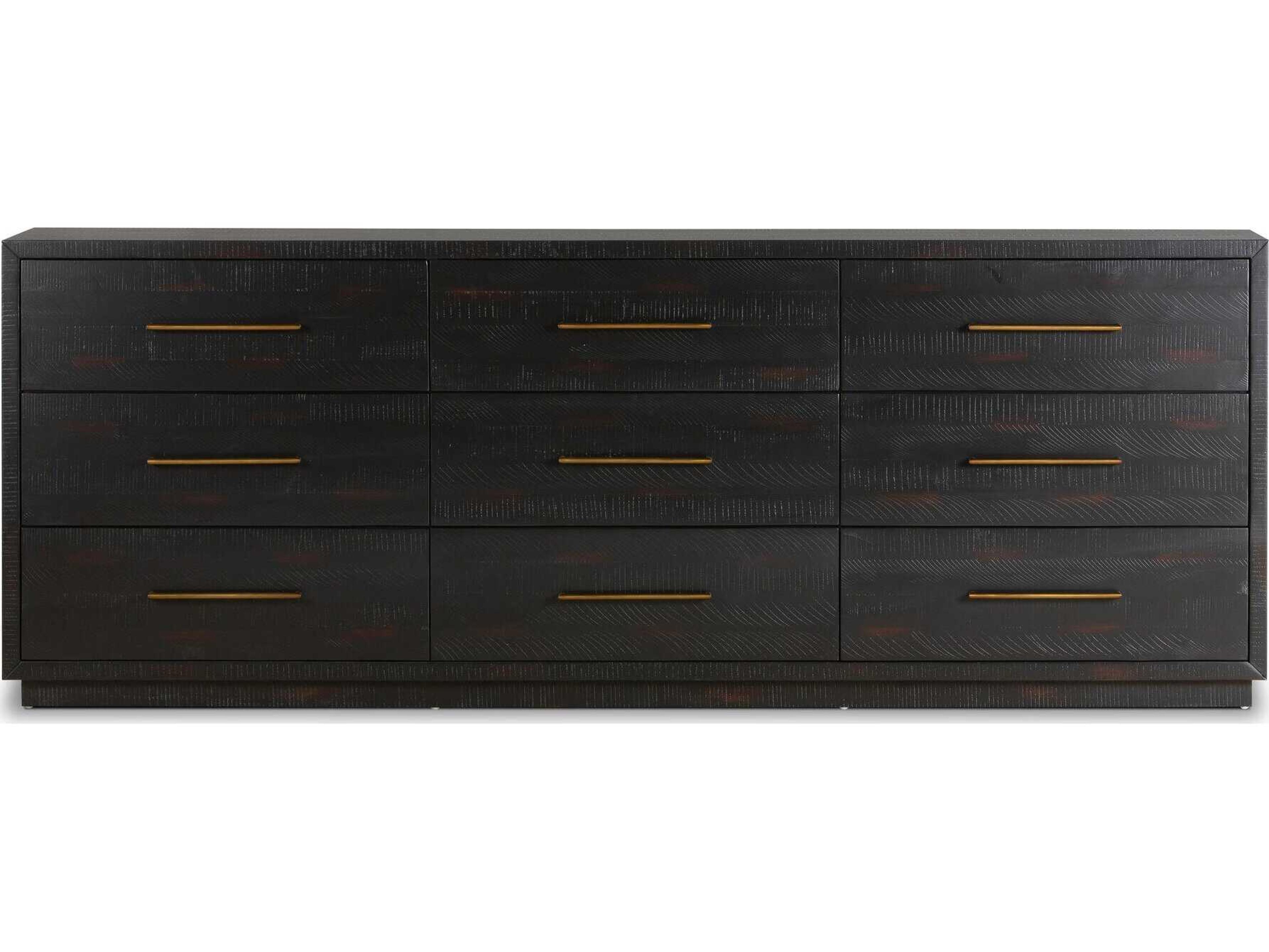 Four Hands Hadley Suki Burnished Black 9 Drawer Dresser