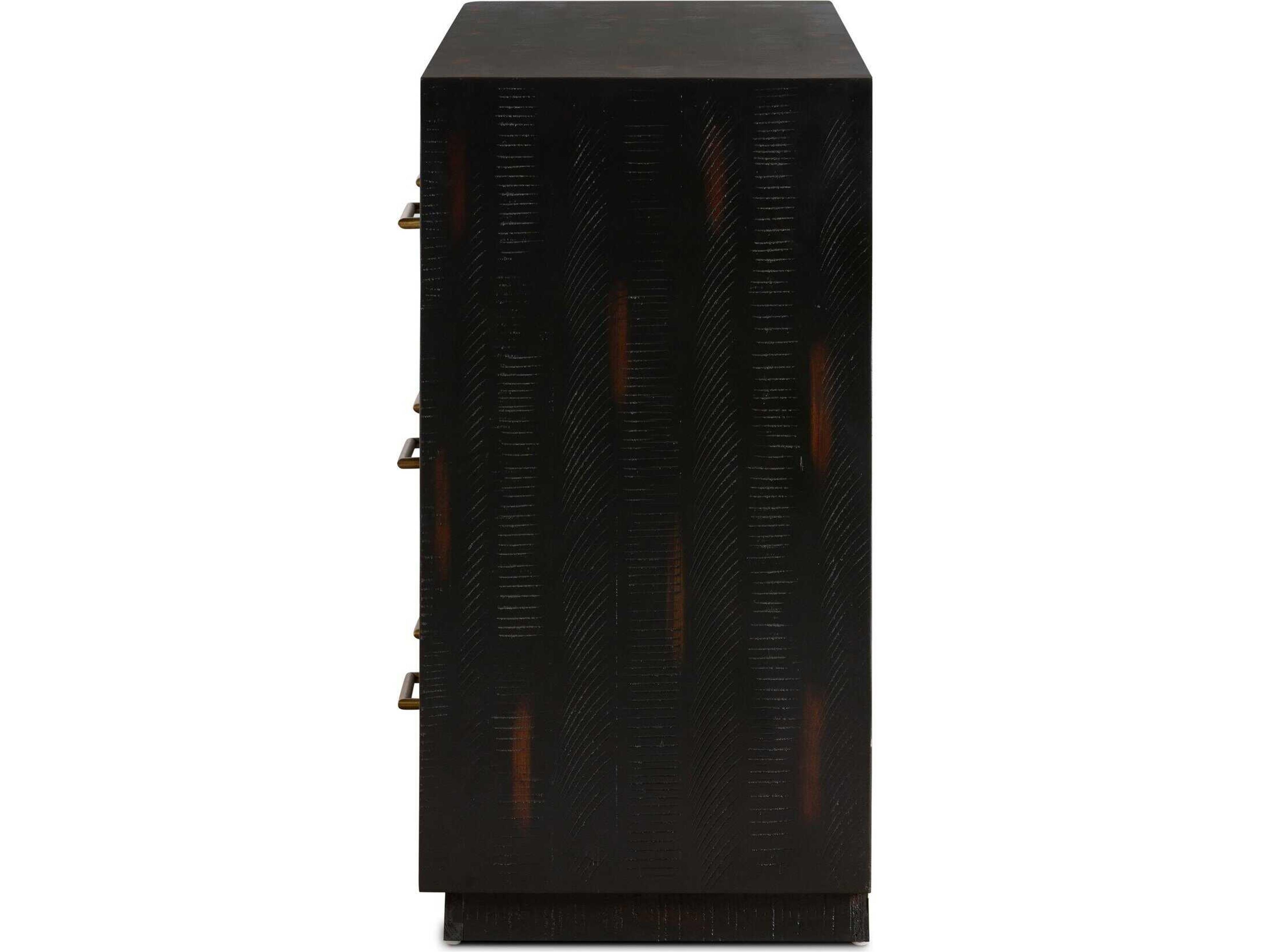 Four Hands Hadley Suki Burnished Black 9 Drawer Dresser