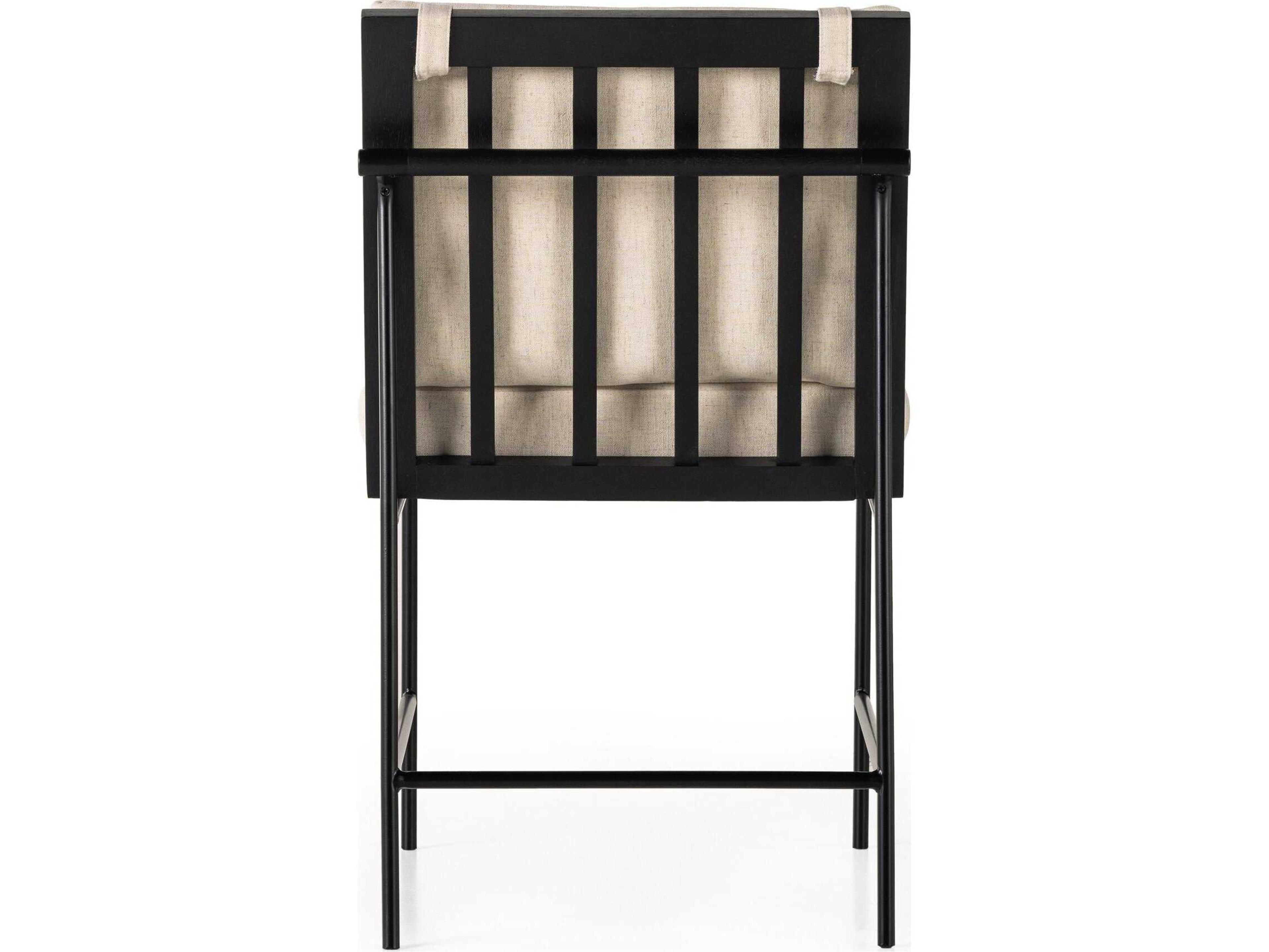 Luxecor Globetrotter Crete Solid Wood Beige Upholstered Side Dining Chair