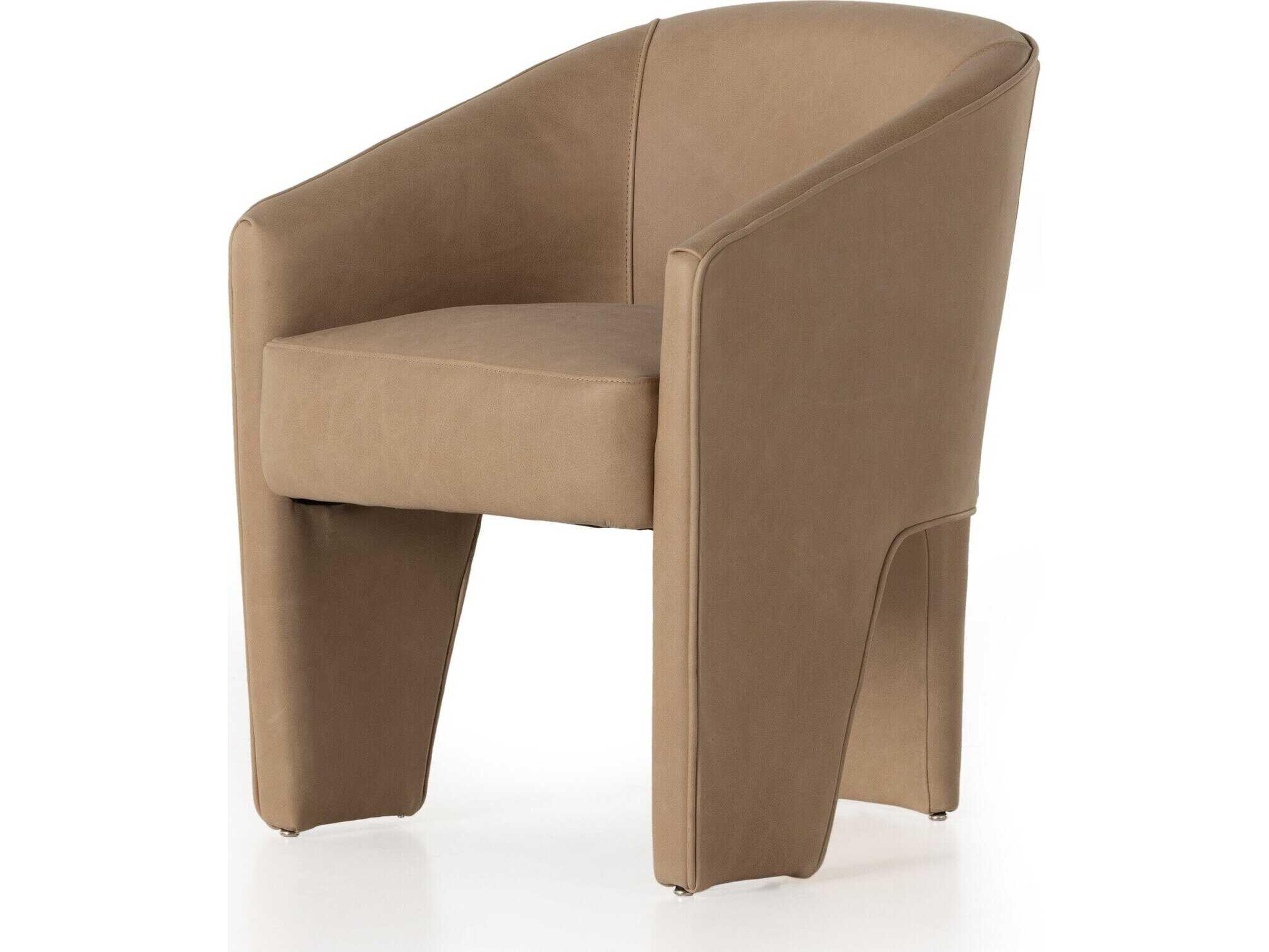 Grayson Fae Palermo Nude Leather Dining Chair