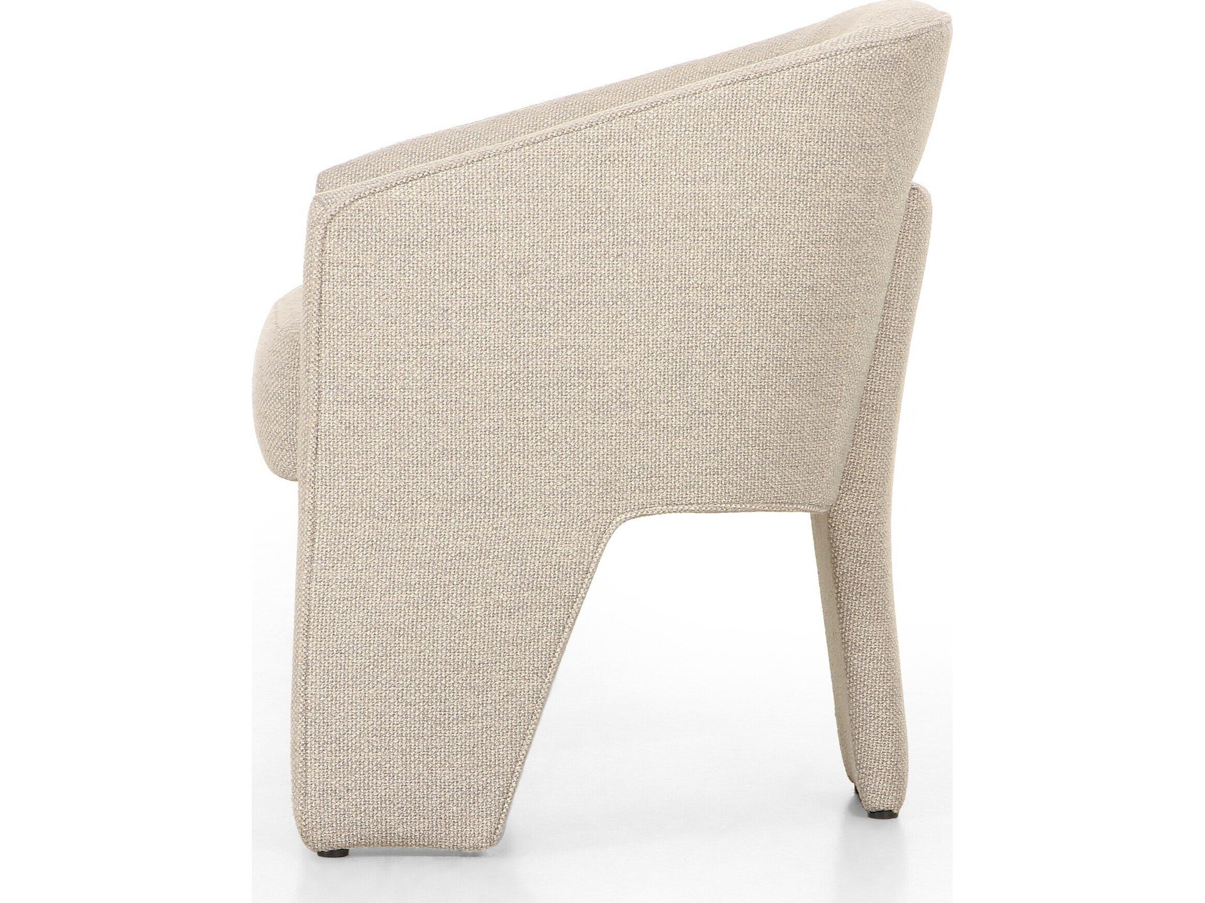 Four Hands Grayson Fae Beige Upholstered Arm Dining Chair