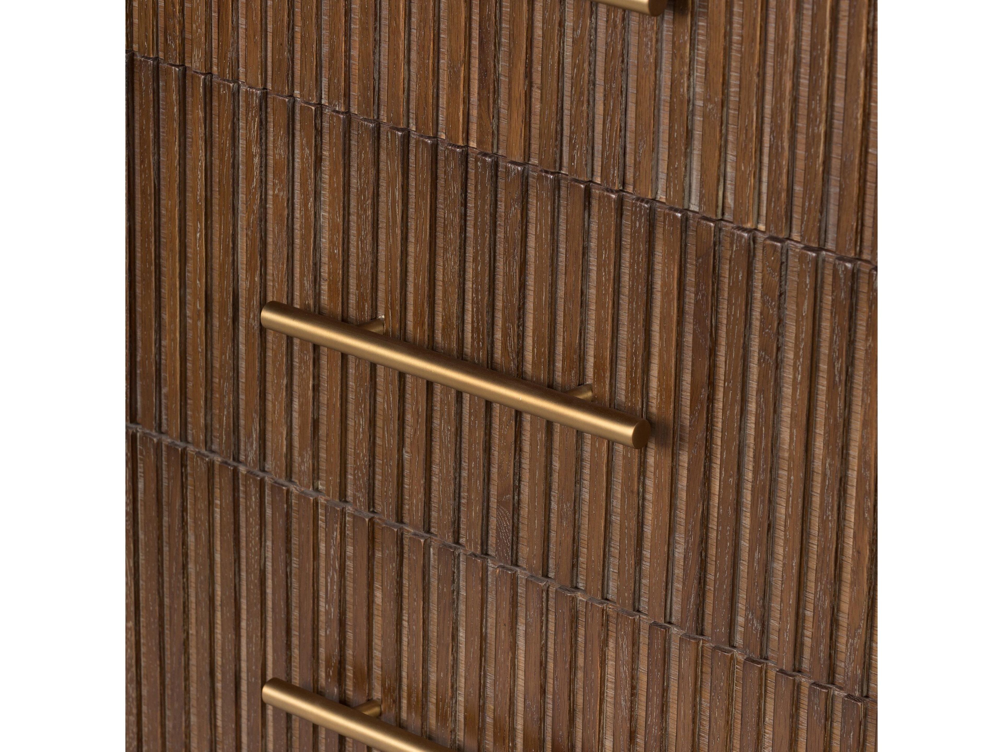 Four Hands Collins Fletcher 5 Drawer Dresser-Bluestone