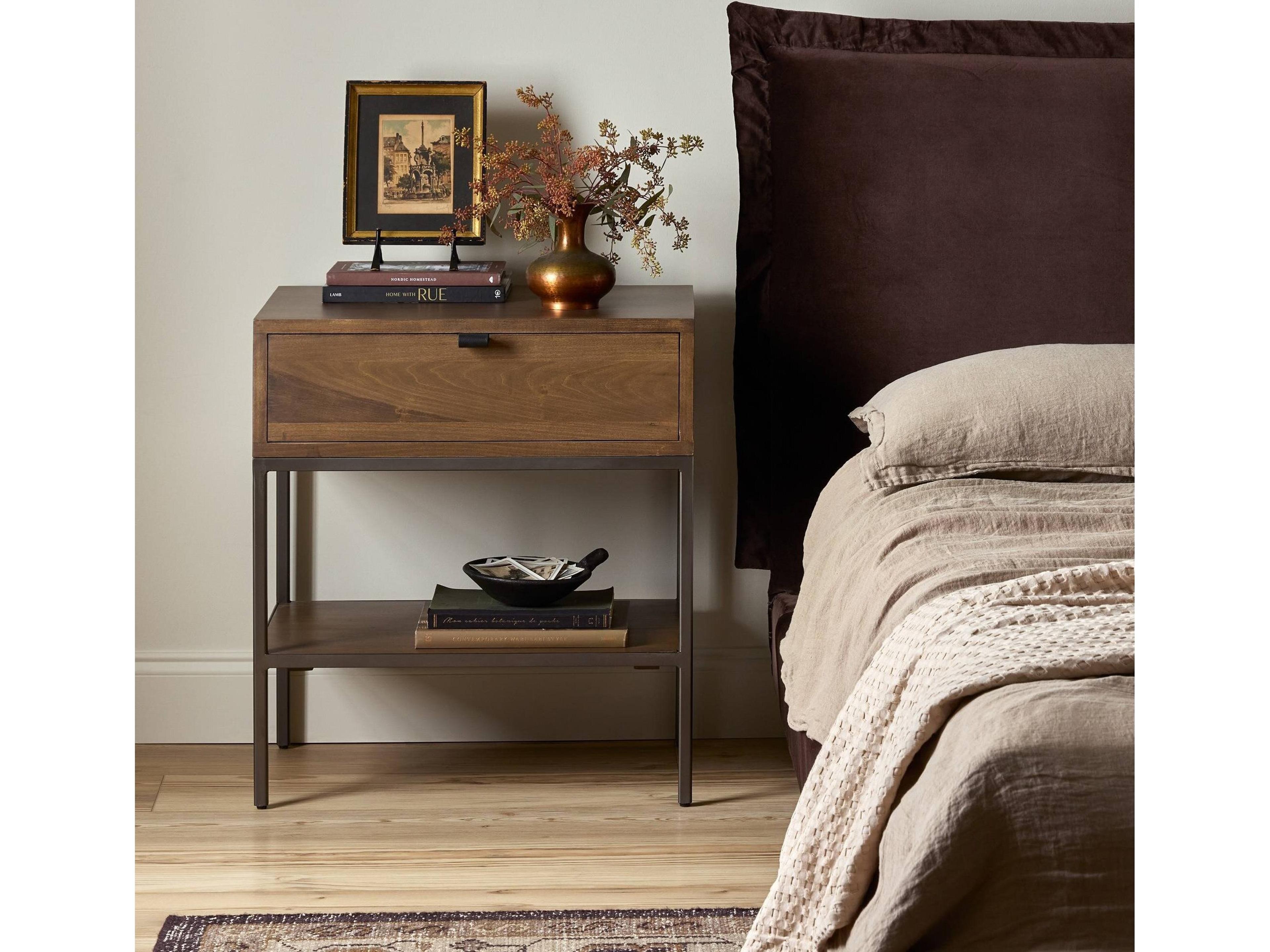 Four Hands Fulton Trey Auburn Poplar Nightstand