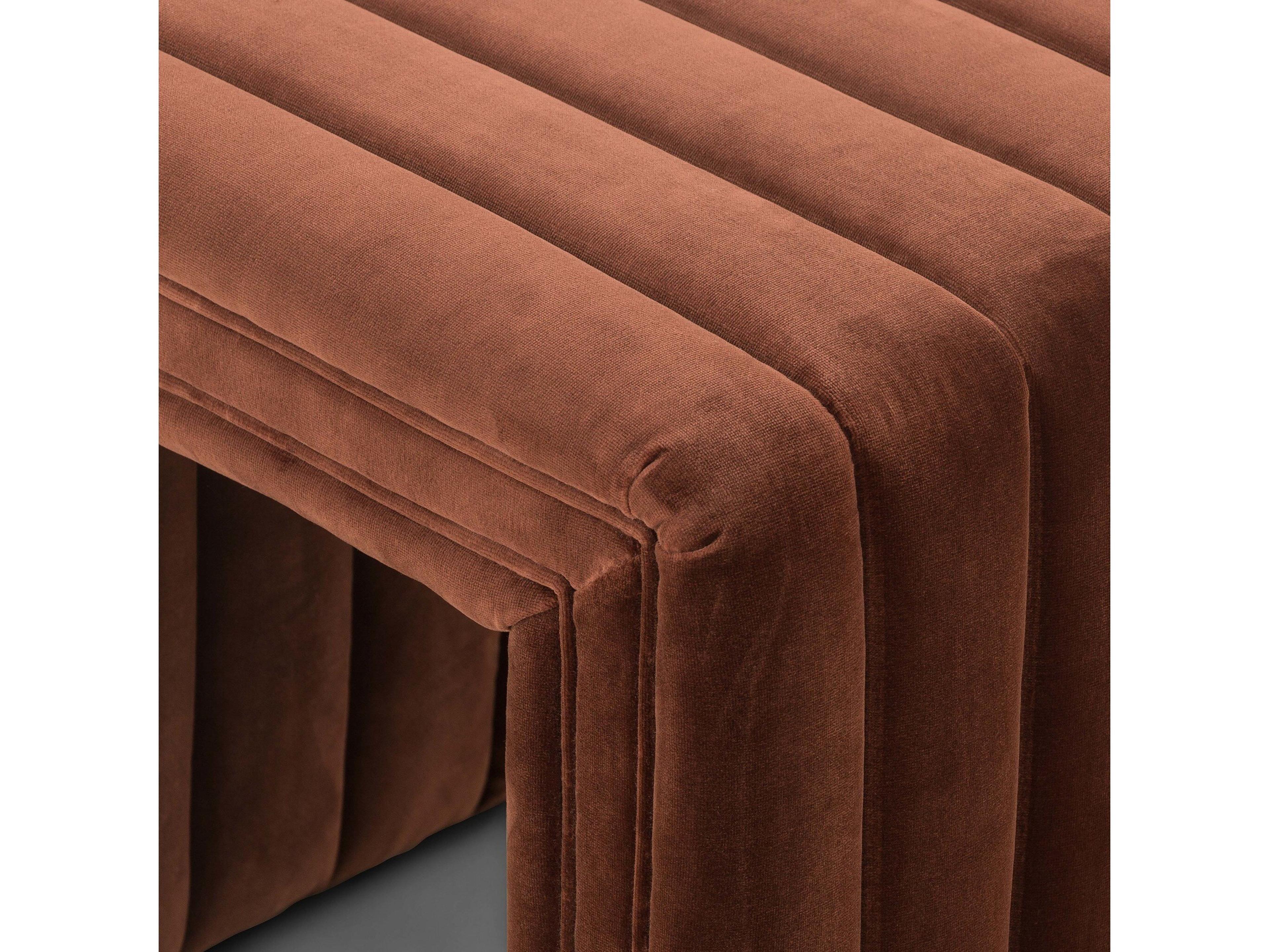 Four Hands Grayson Augustine 21" Upholstered Ottoman