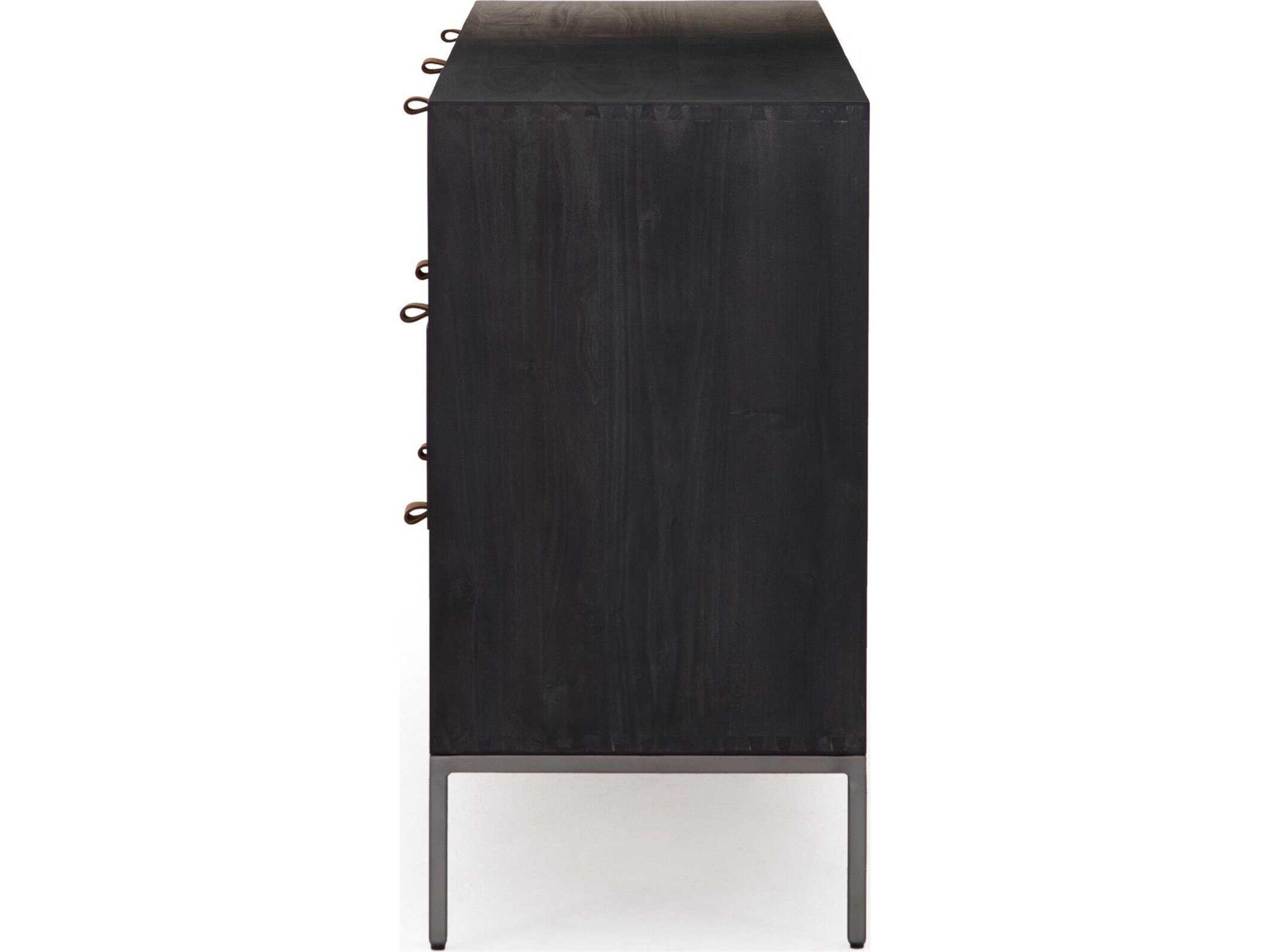 Four Hands Fulton Trey 7-Drawers Poplar Wood Double Dresser