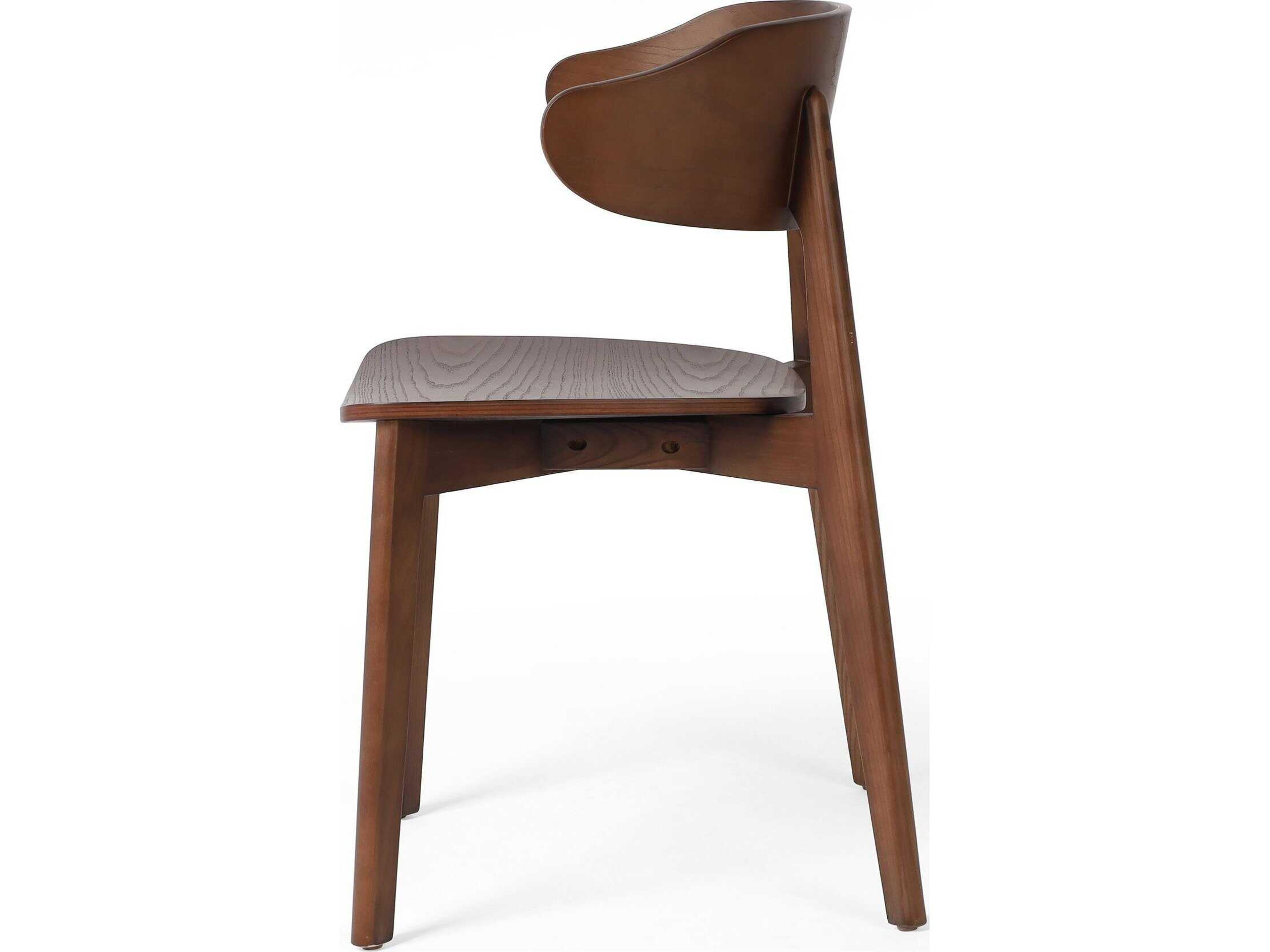 Four Hands Allston Franco Ash Wood Brown Side Dining Chair