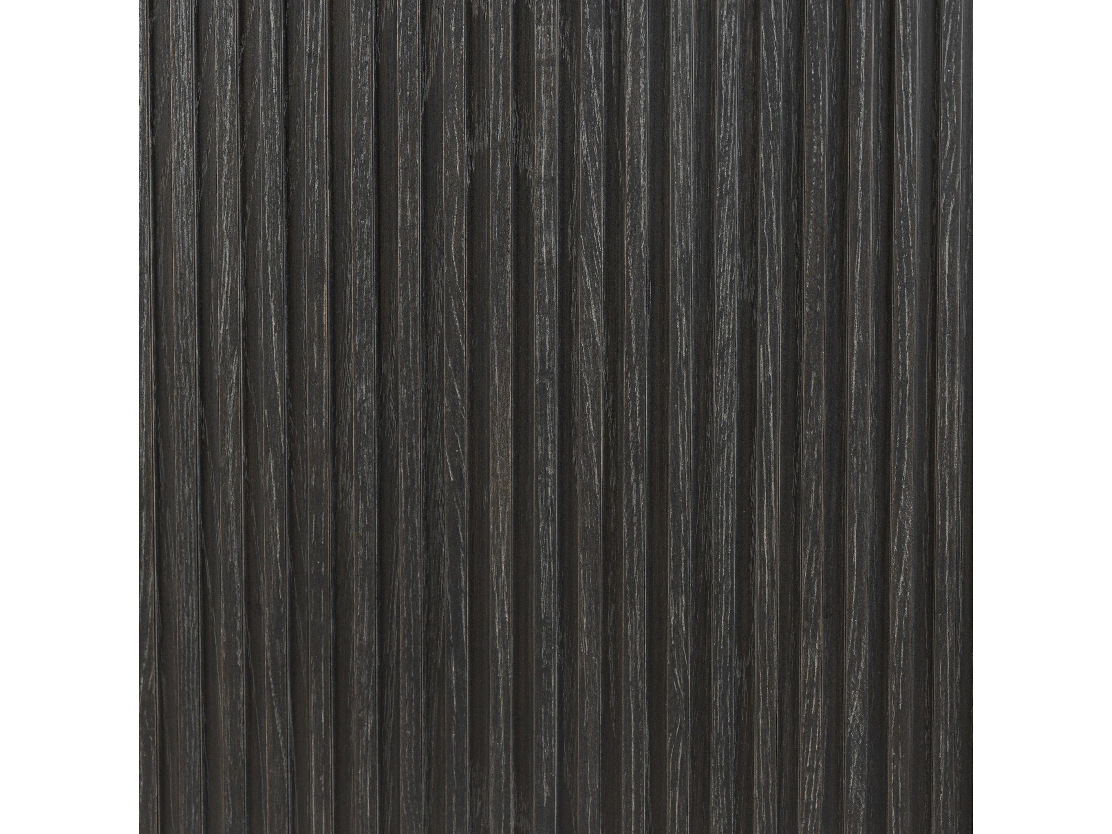 Four Hands Collins Fletcher Distressed Black Oak Wood 6 Drawer Dresser