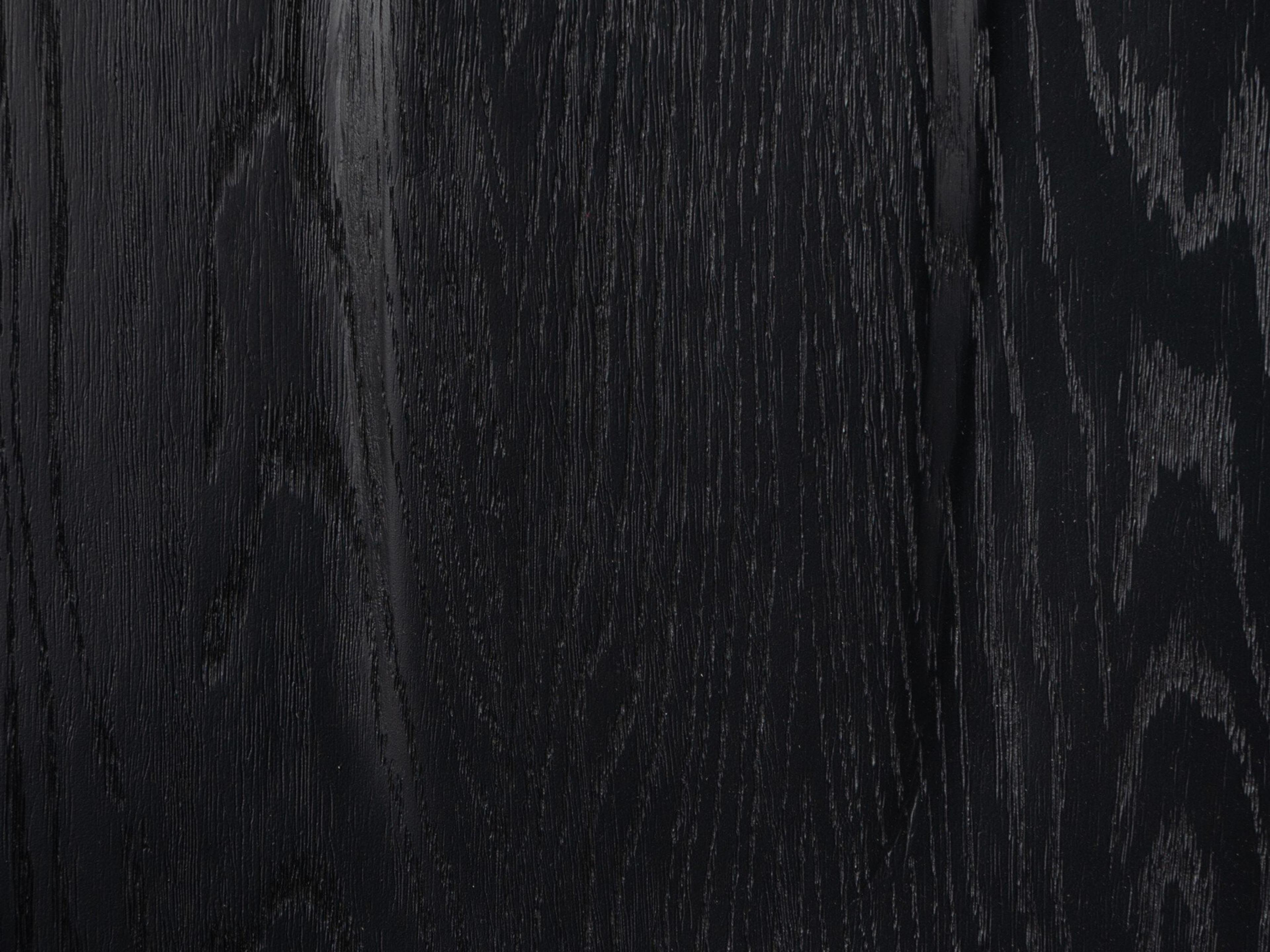 Four Hands Belfast Gregory Oak Wood Black Side Dining Chair