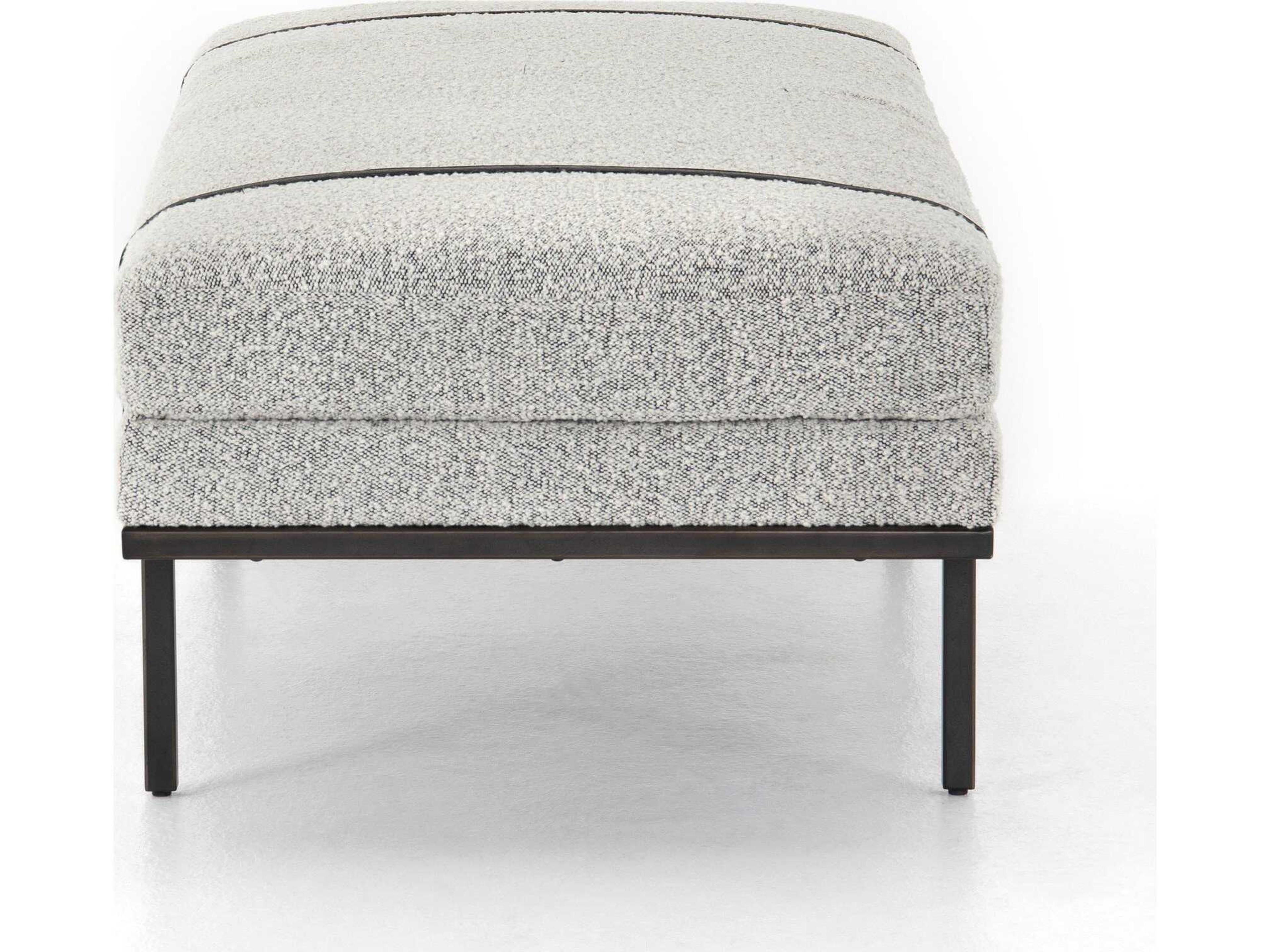 Four Hands Westgate Gray Upholstered Accent Bench