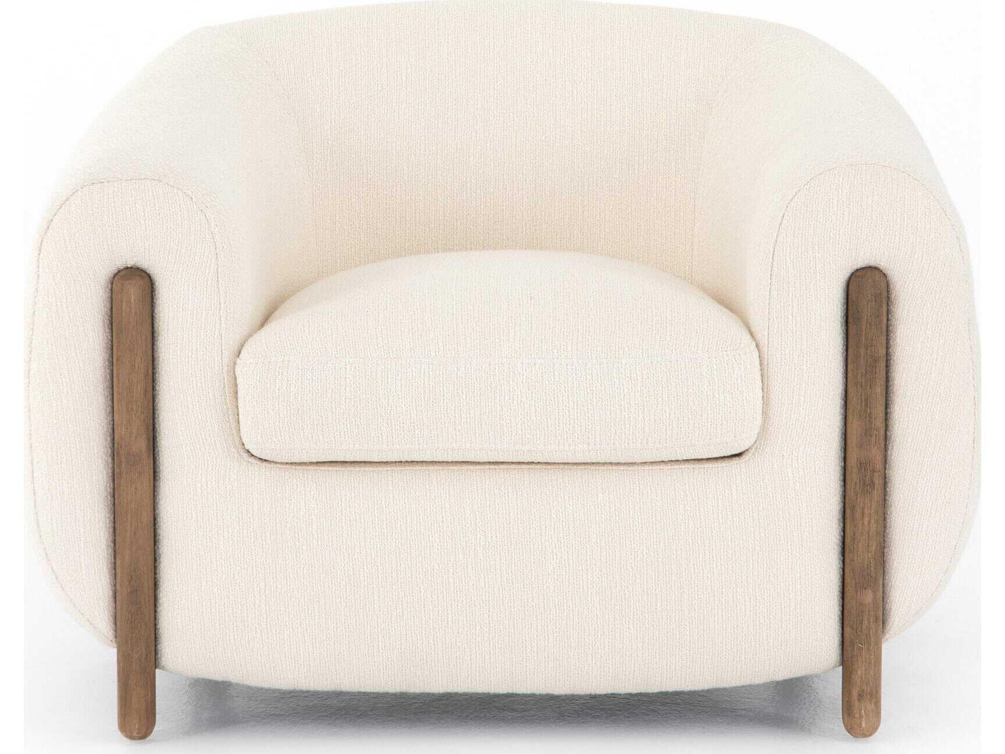 Four Hands Caswell Lyla White Fabric Accent Chair