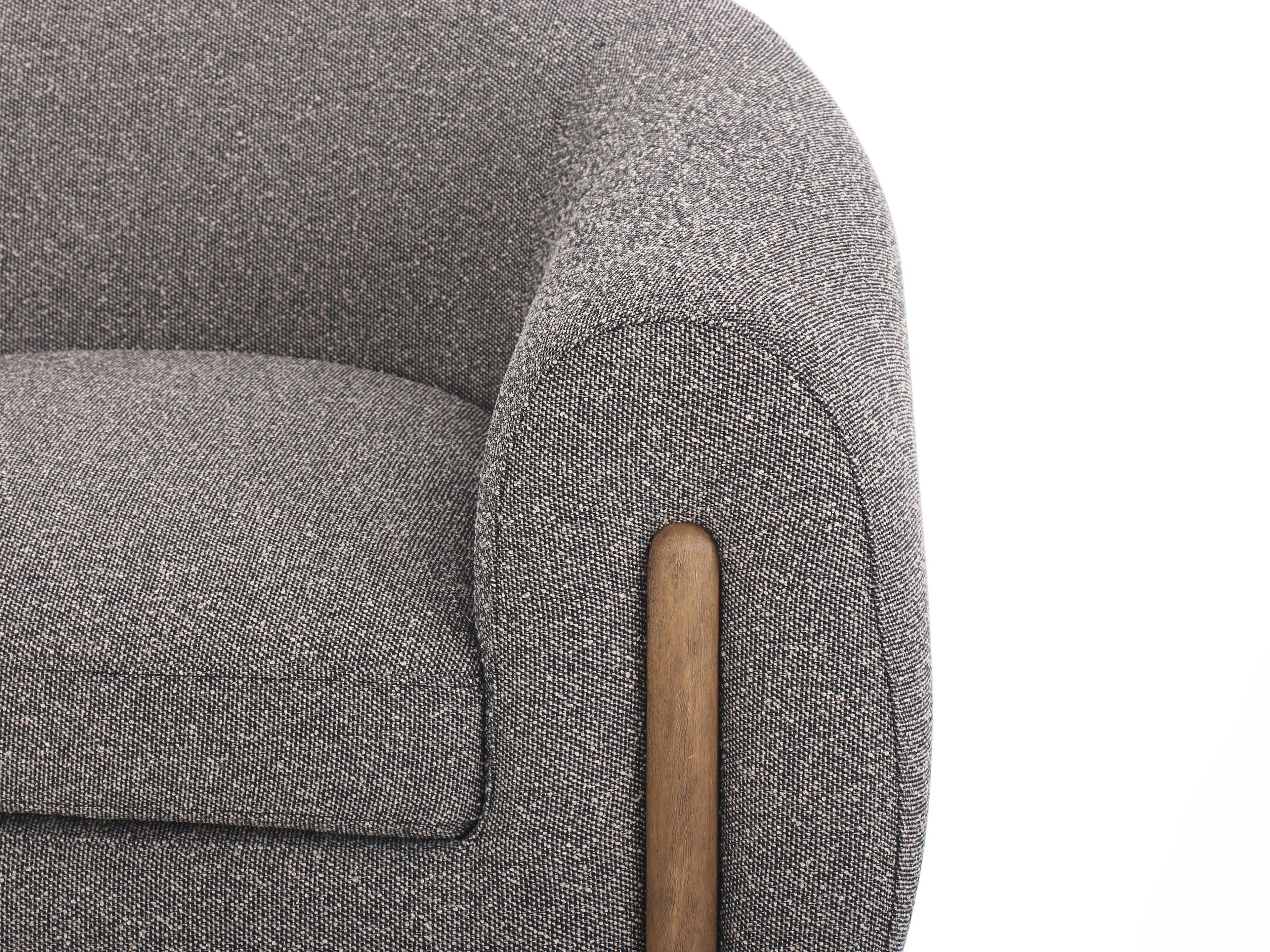 Four Hands Caswell Lyla Gray Fabric Accent Chair