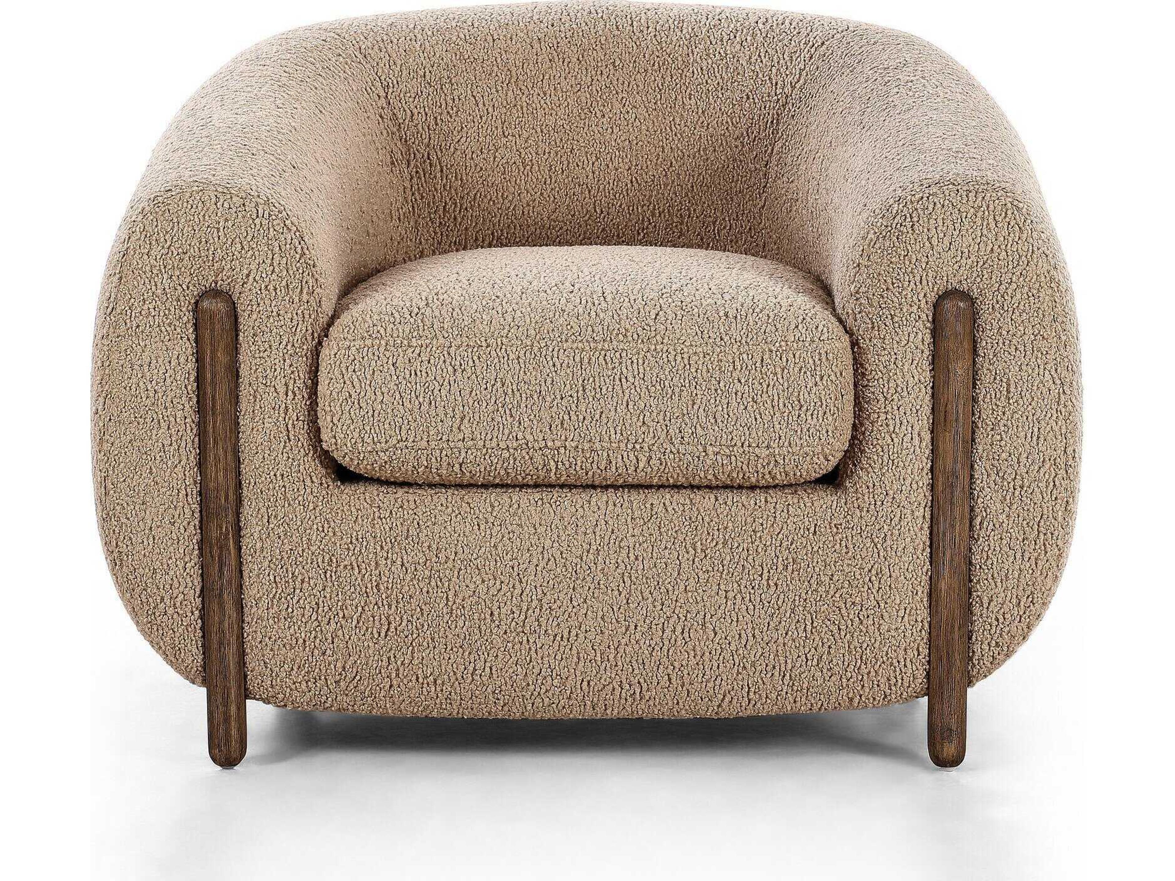 Four Hands Caswell Lyla Sheepskin Camel  Accent Chair