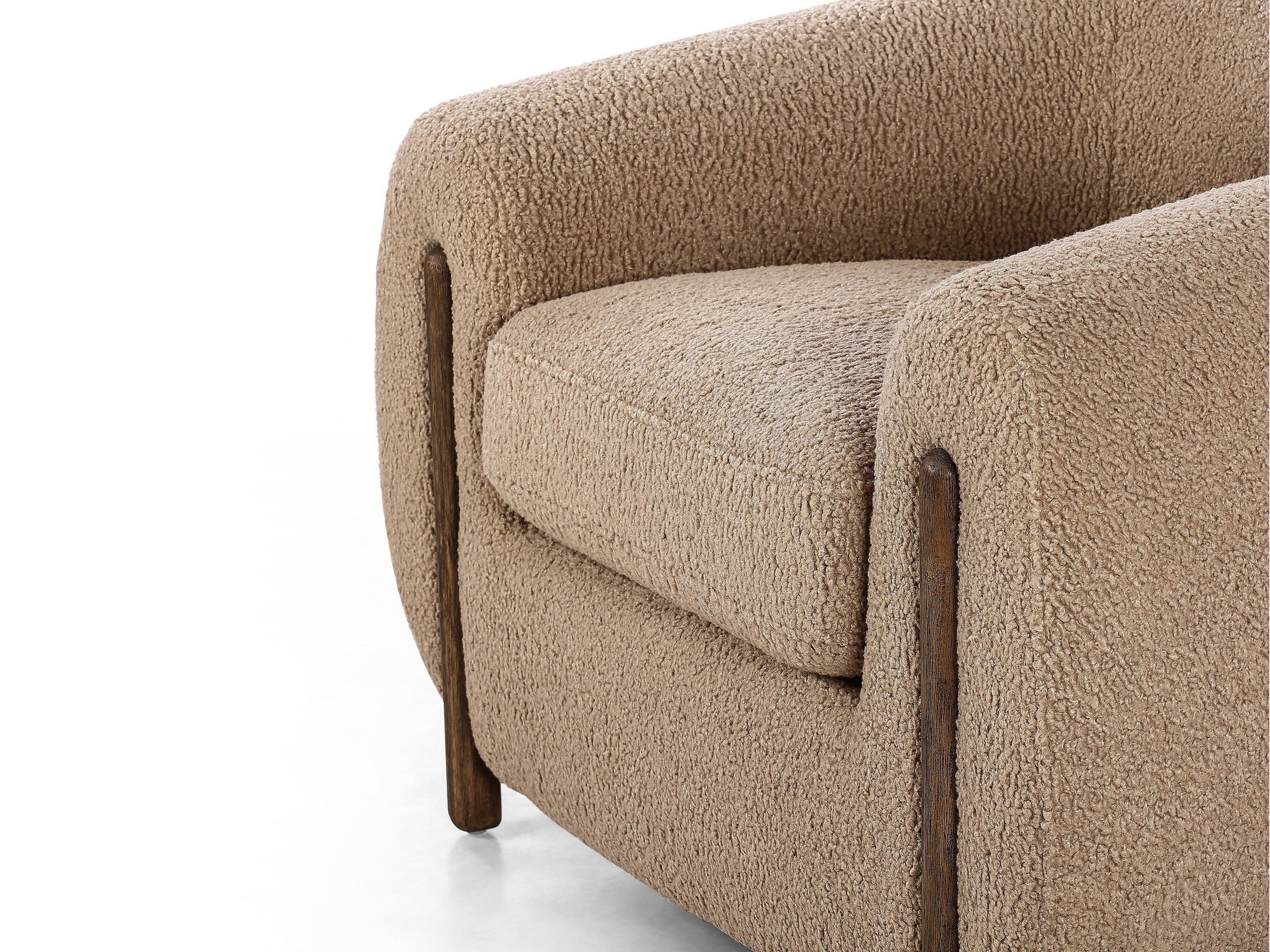 Four Hands Caswell Lyla Sheepskin Camel  Accent Chair