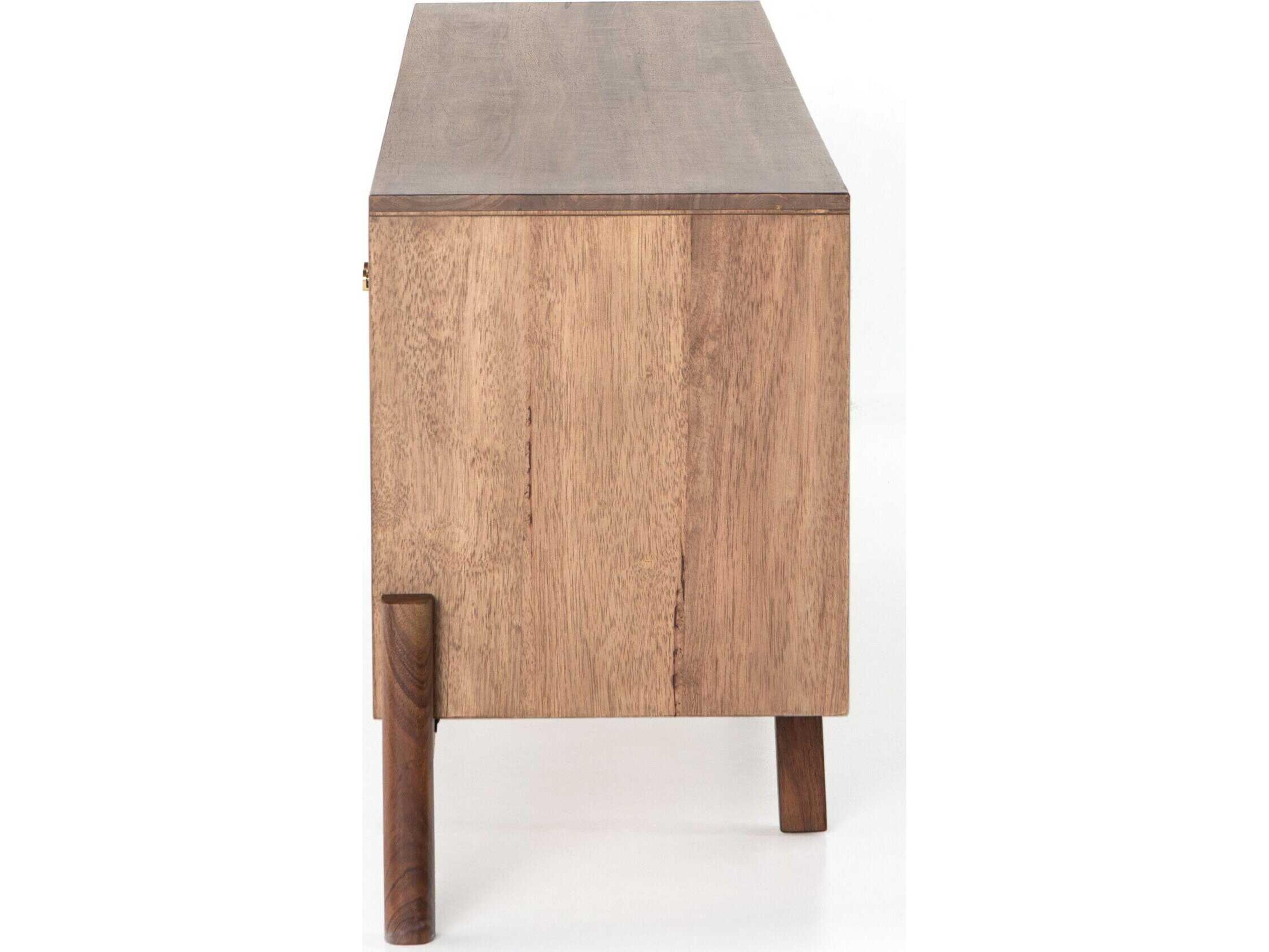 Four Hands Merritt Reza Smoked Honey Media Console