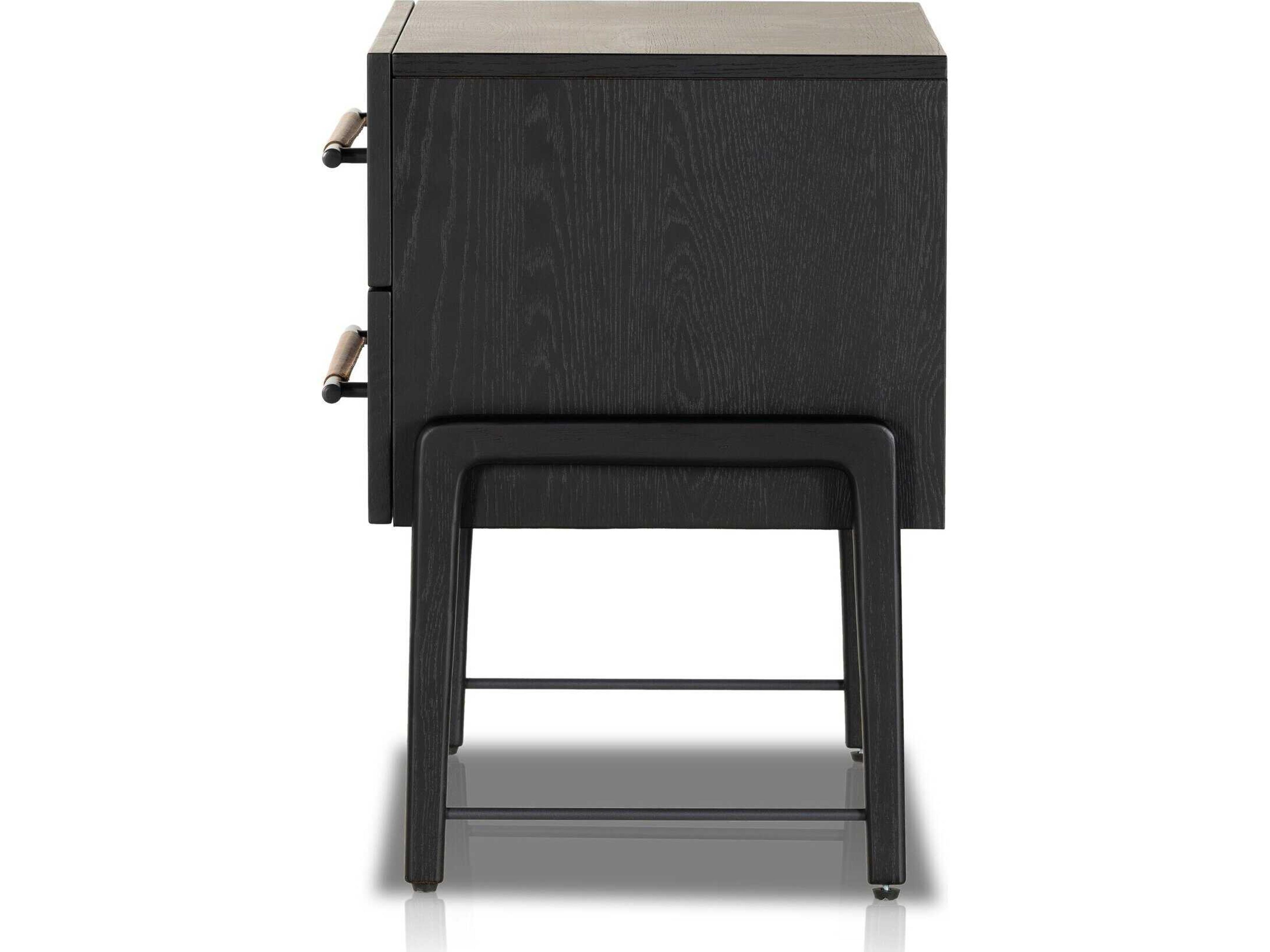 Four Hands Filmore Rosedale 2-Drawers Oak Wood Nightstand