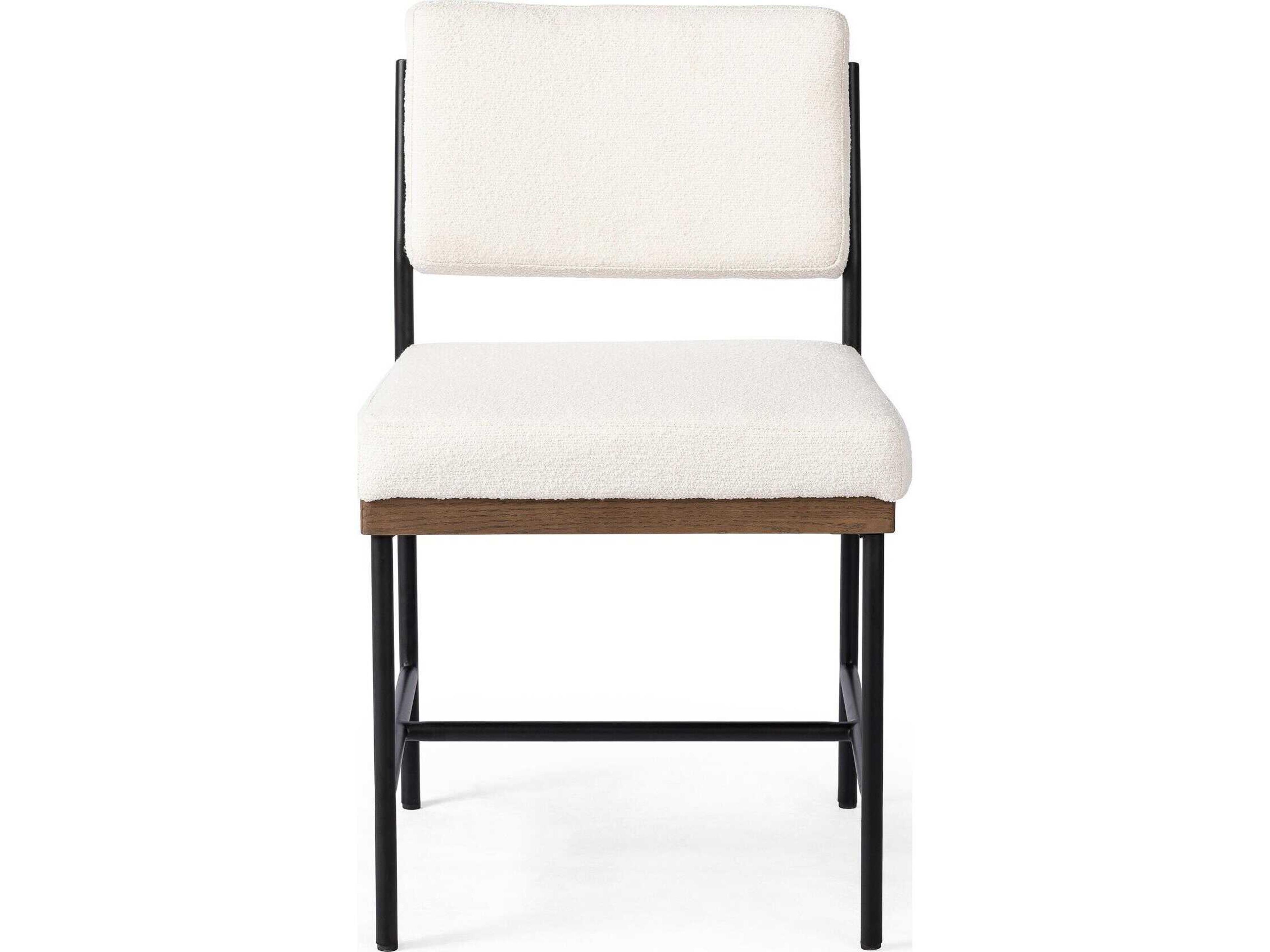 Four Hands Ashford Benton Fayette Cloud Upholstered Oak Wood Dining Chair