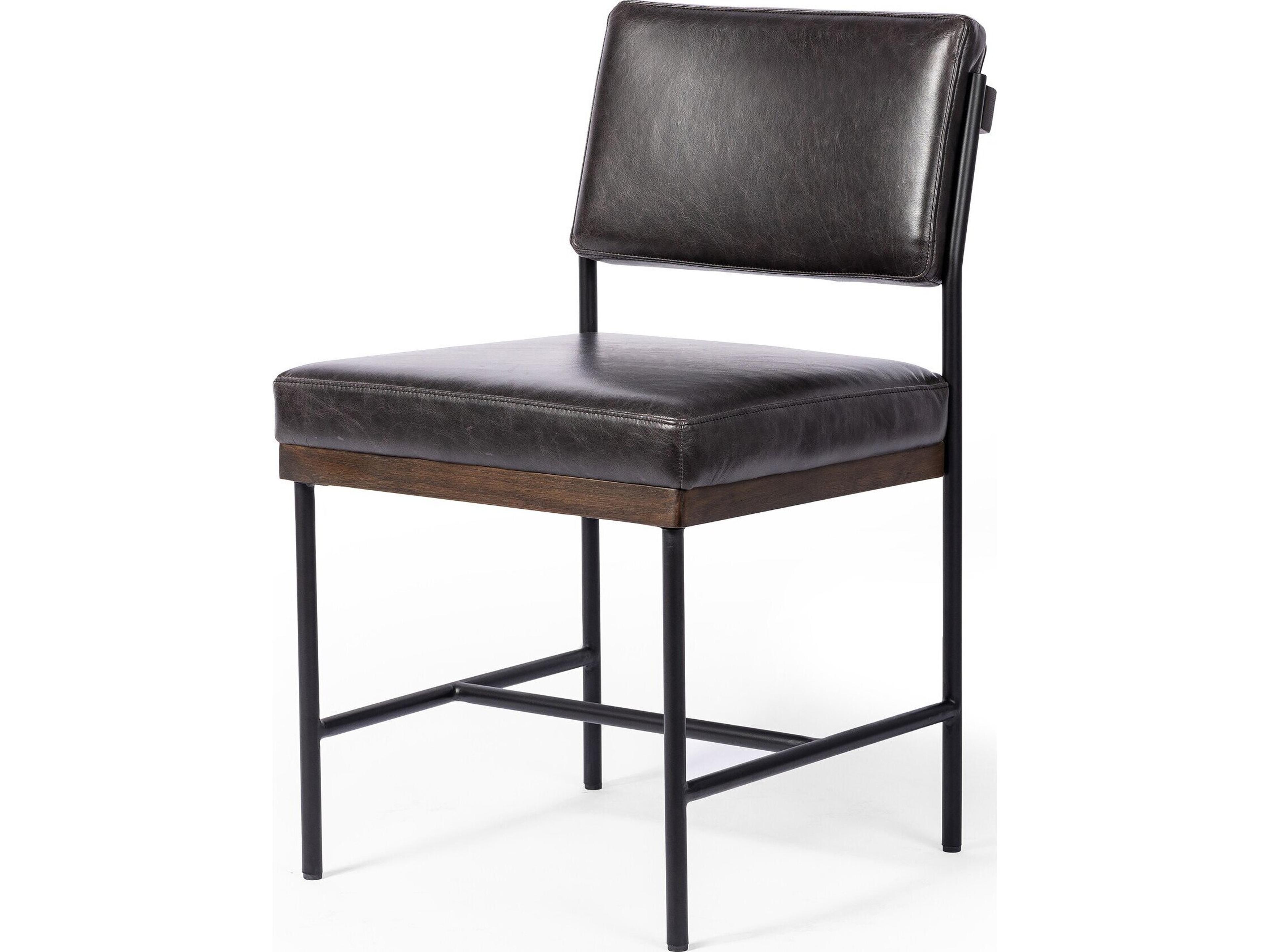 Benton Dining Chair Sonoma Black Leather