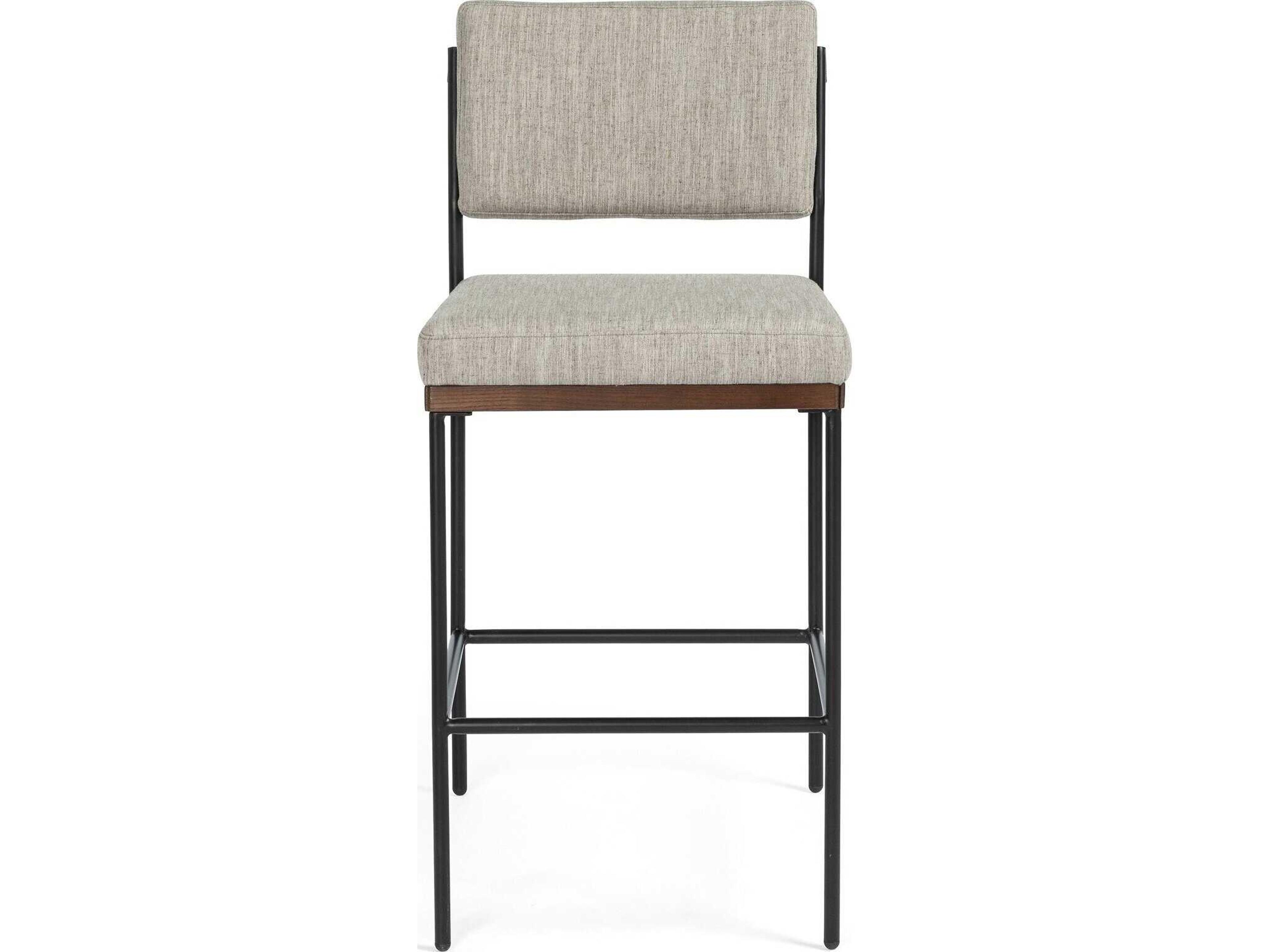 Four Hands Ashford Benton Savile Flannel Bar Stool