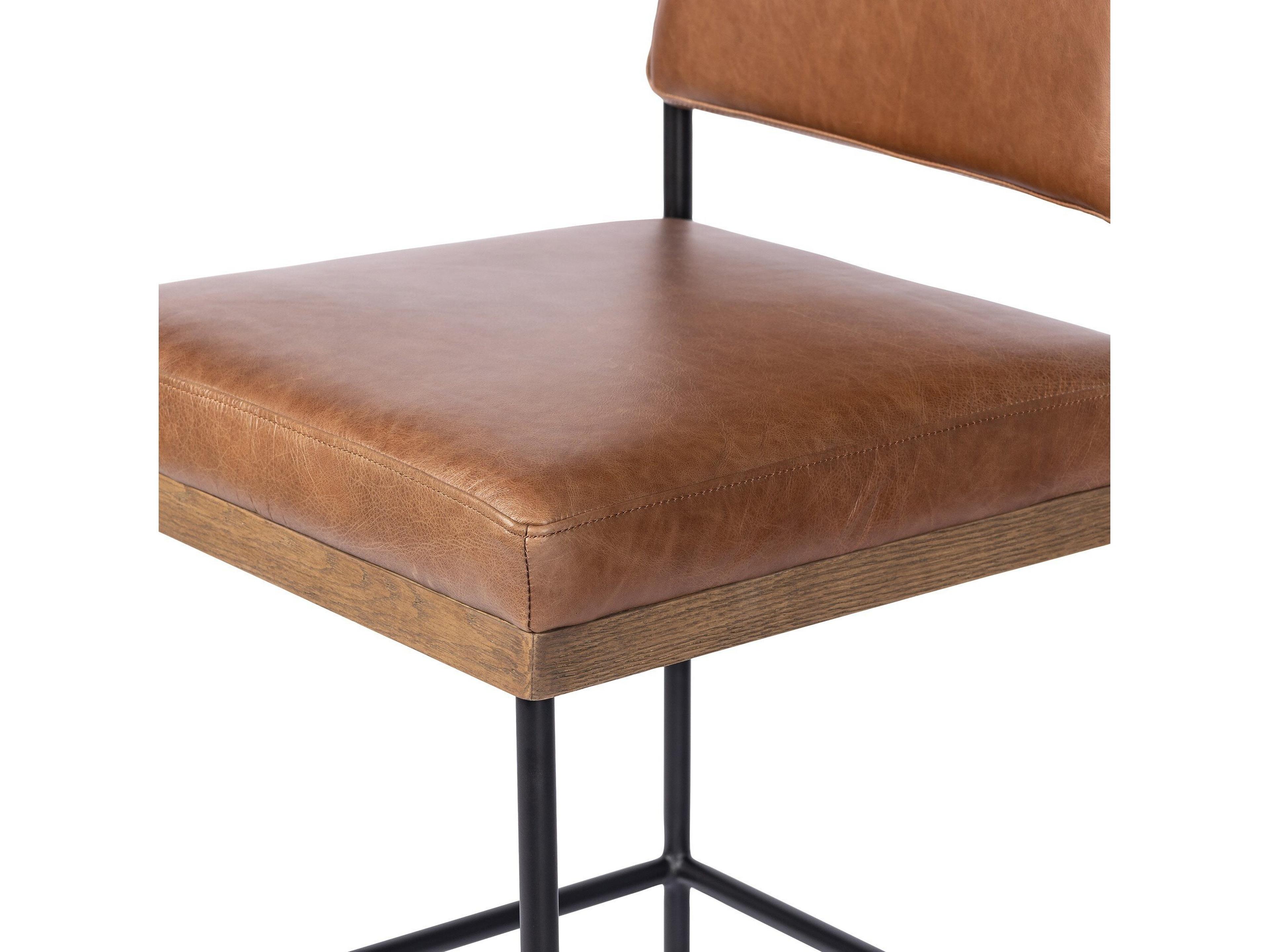 Four Hands Ashford Benton Sonoma Chestnut Bar Stool
