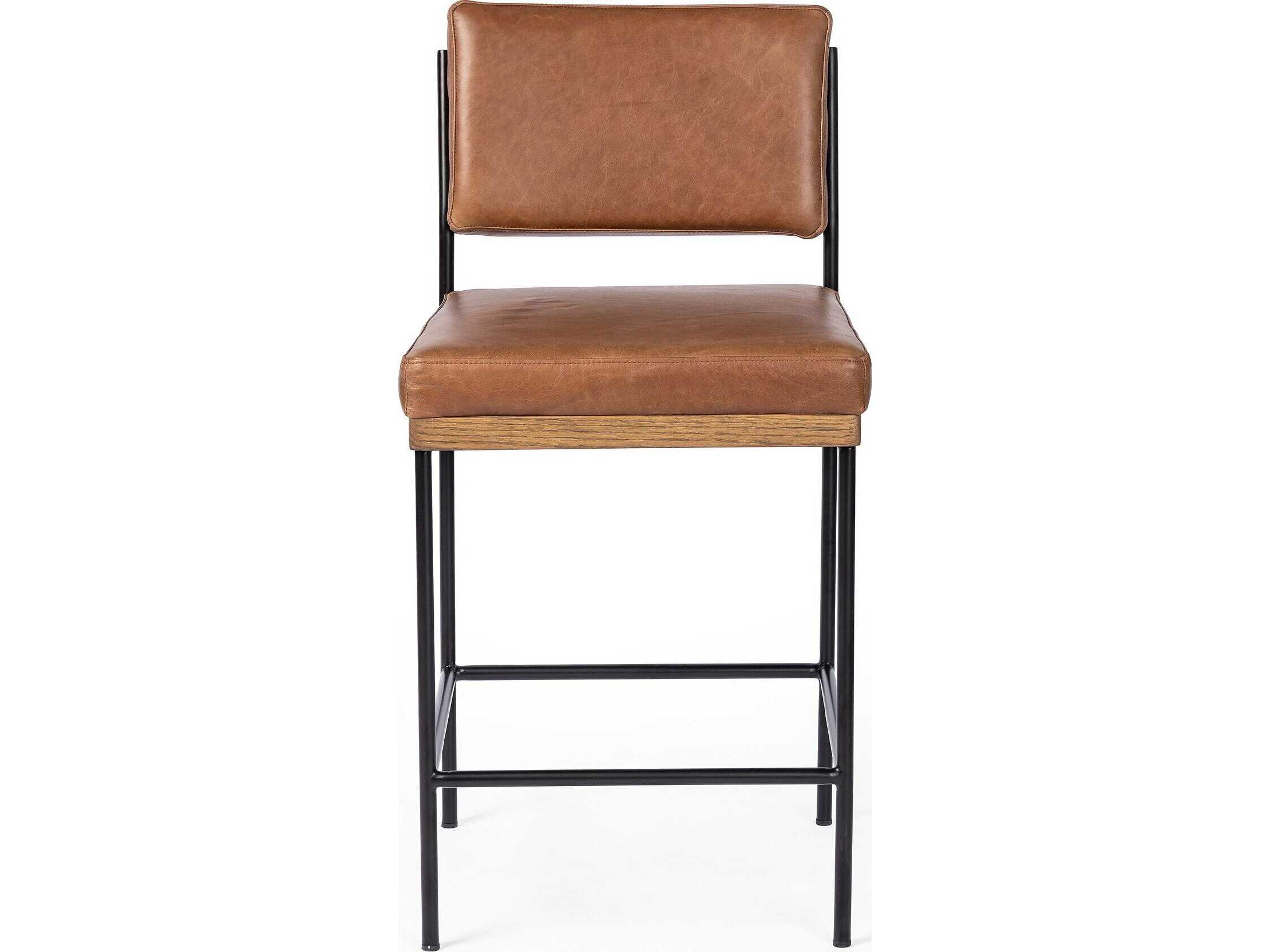 Four Hands Ashford Benton Sonoma Chestnut Counter Stool