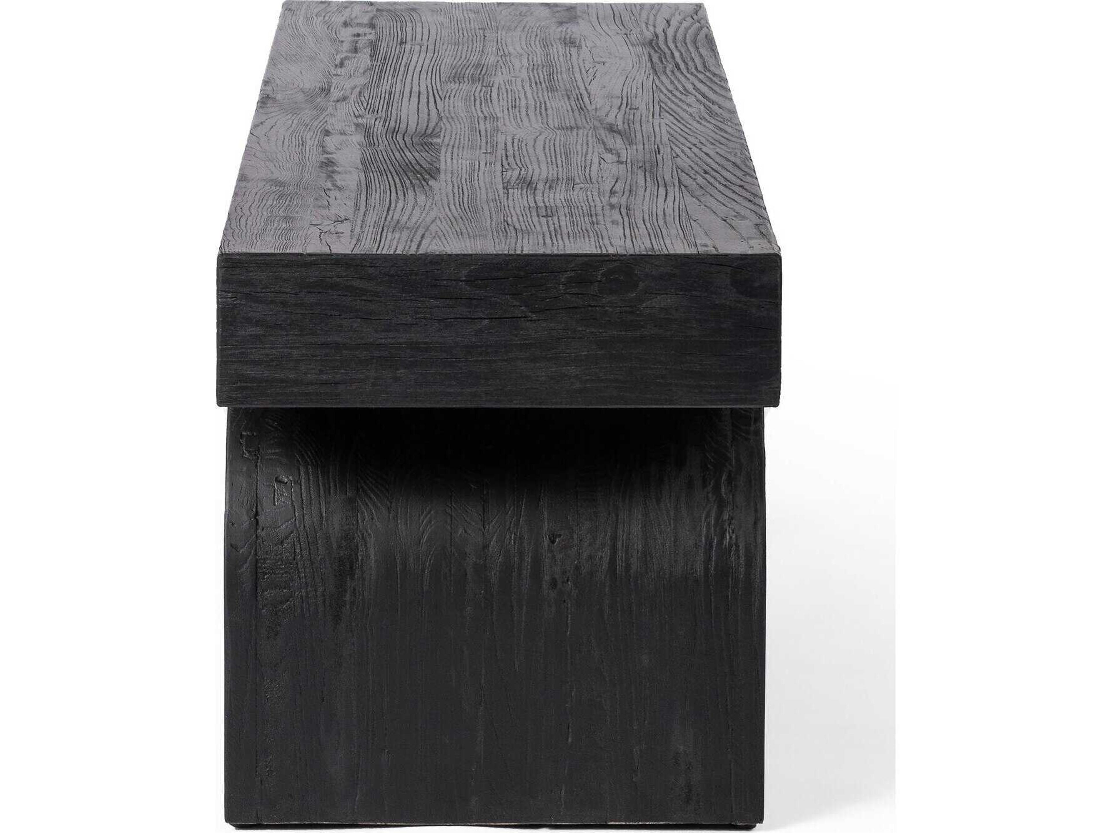 Luxecor Globetrotter Black Elm Nettlewood Accent Bench