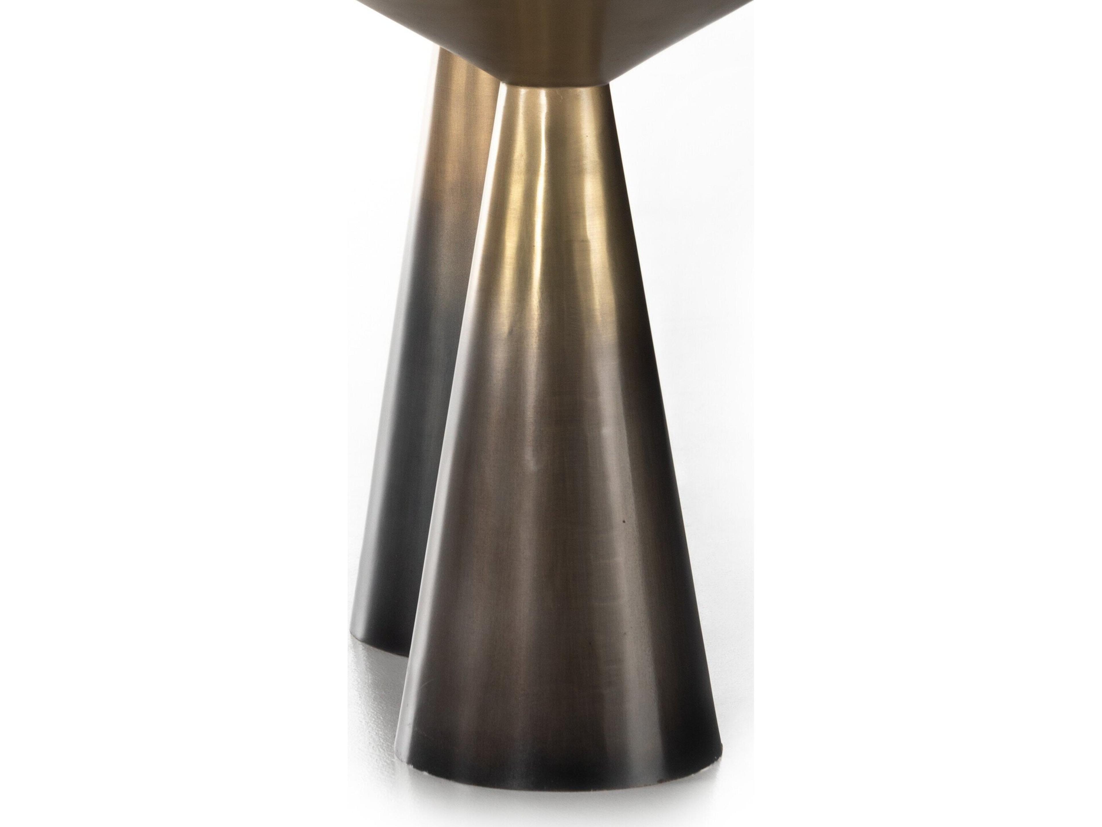 Four Hands Asher Cameron Accent Tables Set Of 2-Brass