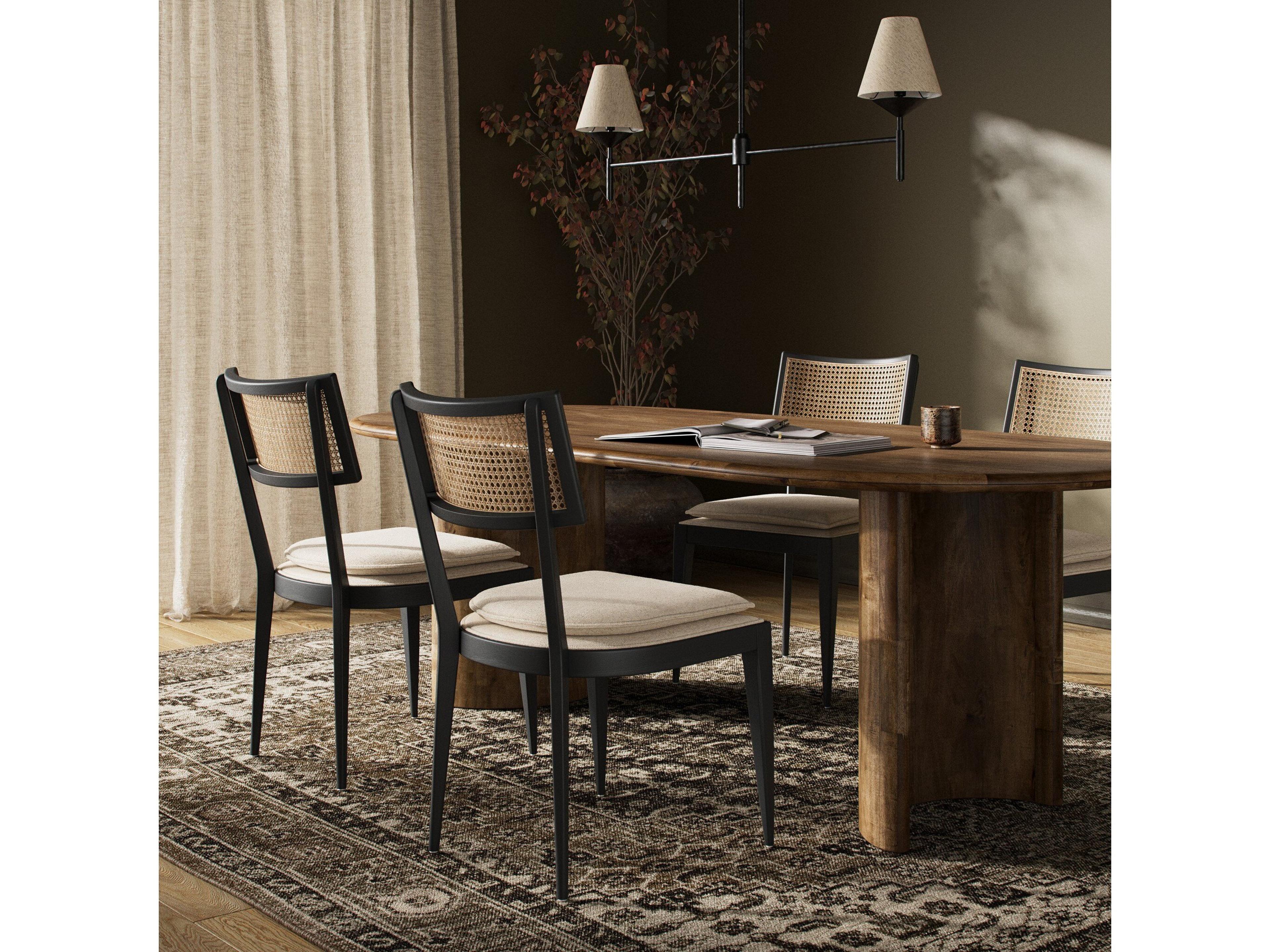 Four Hands Caswell Britt Savile Flax Upholstered Dining Chair