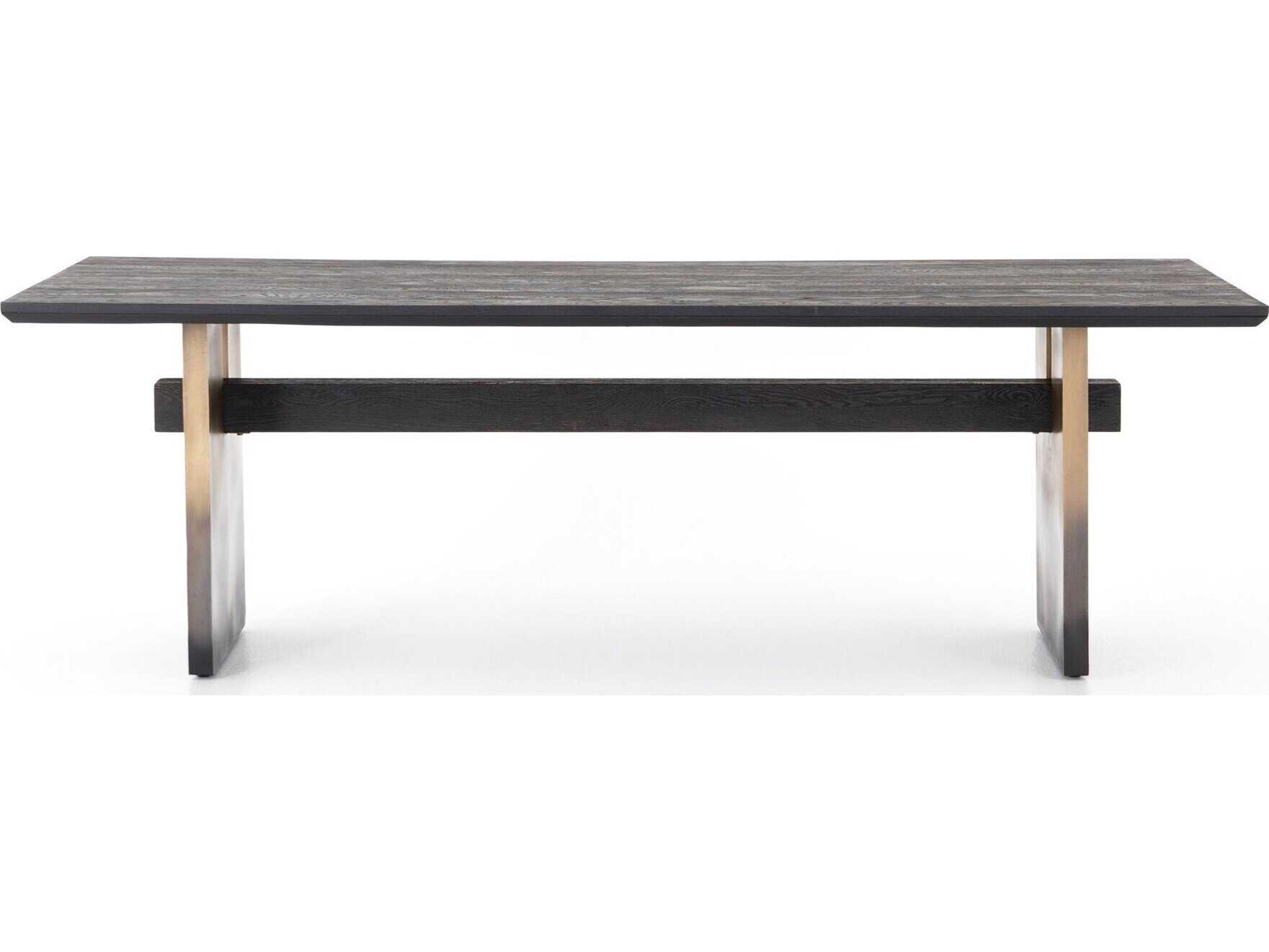 Four Hands Merritt Brennan Worn Black Dining Table