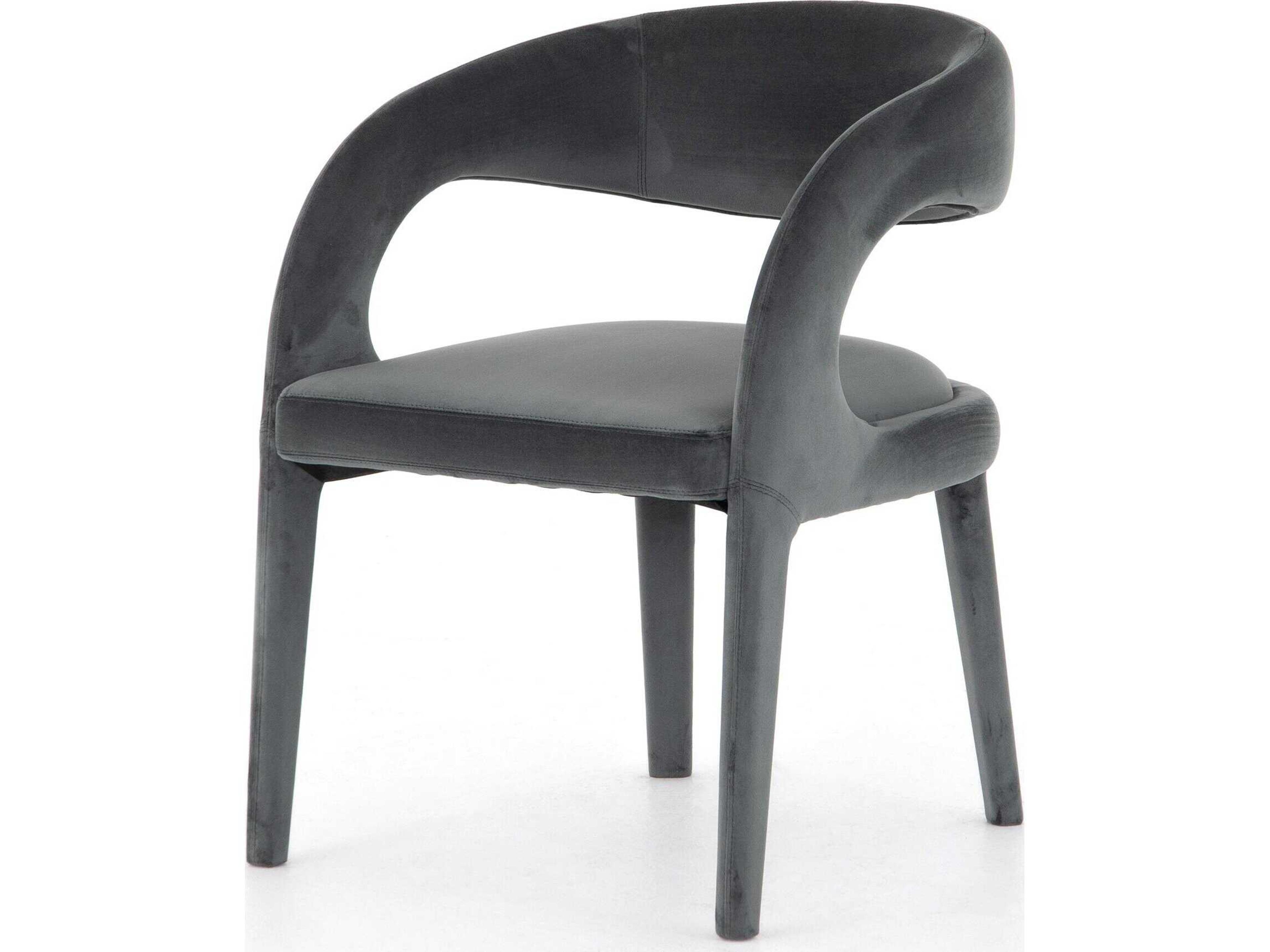 Townsend Hawkins Dining Chair-Charcoal Velvet