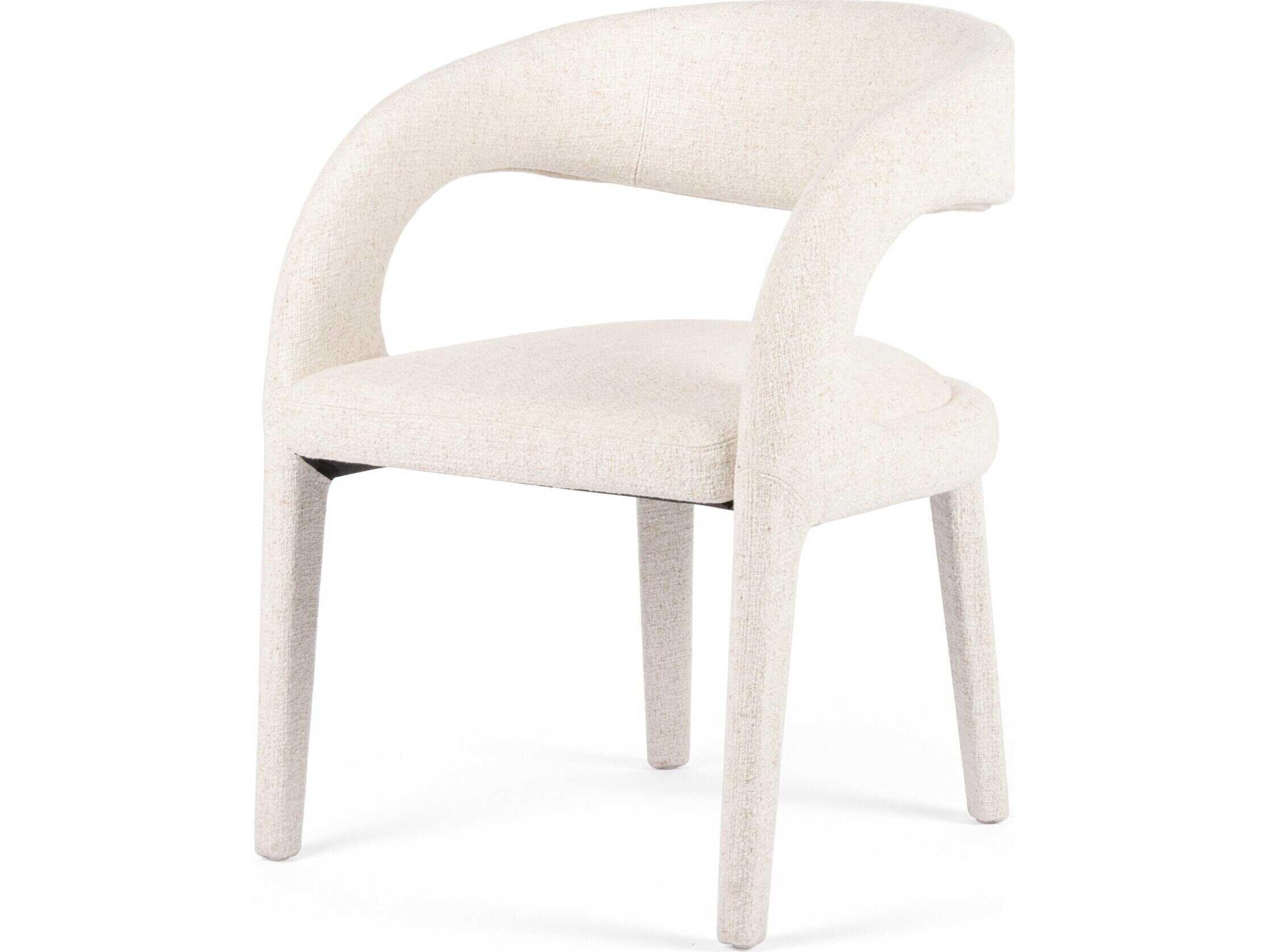 Hawkins Dining Chair in Omari Natural Performance Fabric