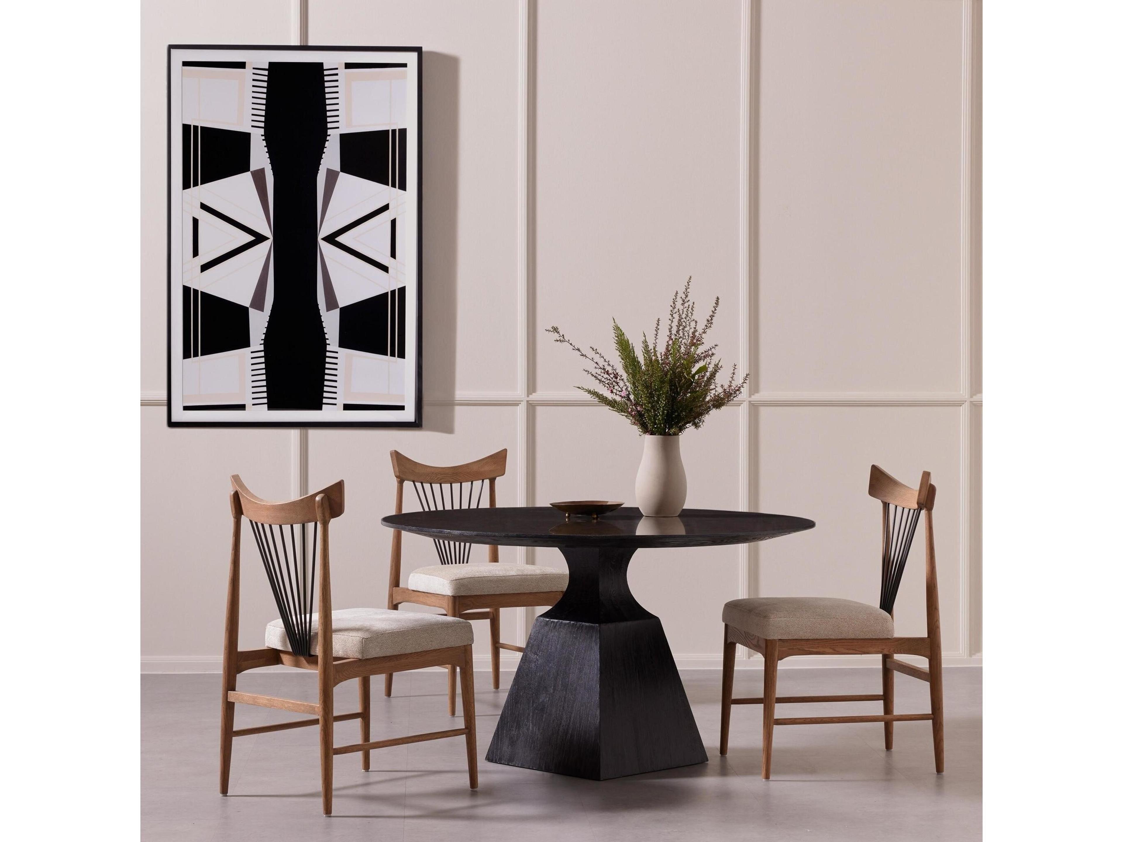 Four Hands Hughes Sargon Bluestone Dining Table