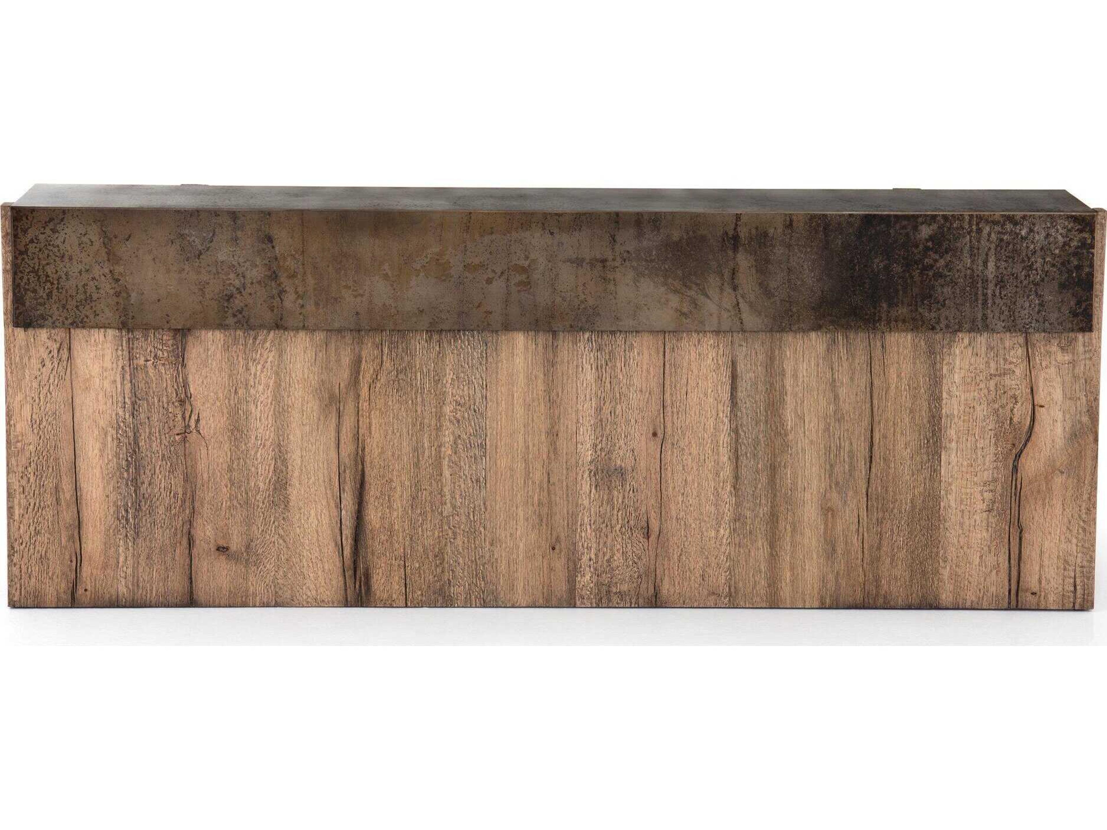 Four Hands Wesson Bingham Rustic Oak Console Table