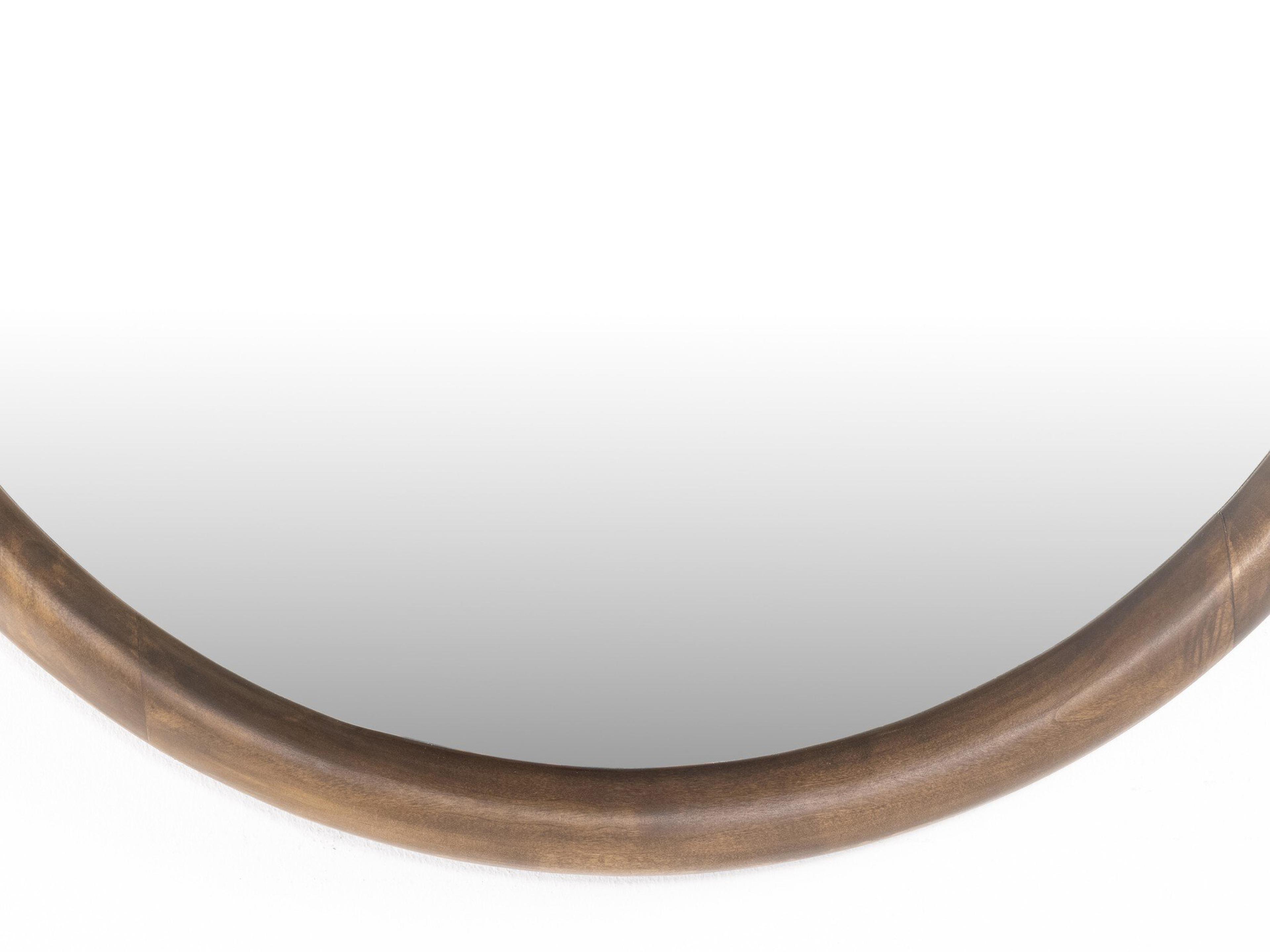 Four Hands Fulton Des Auburn Poplar Round Mirror