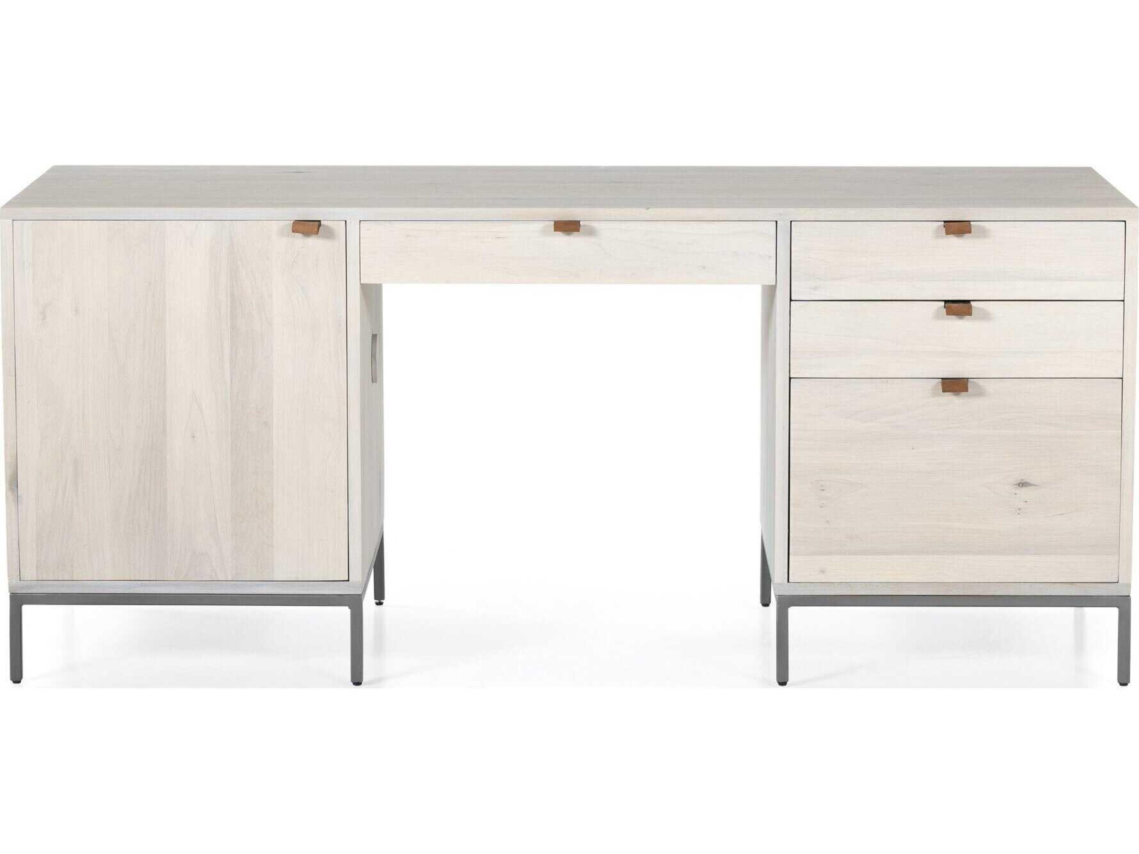 Four Hands Fulton Trey Dove Poplar  Wood Executive Desk