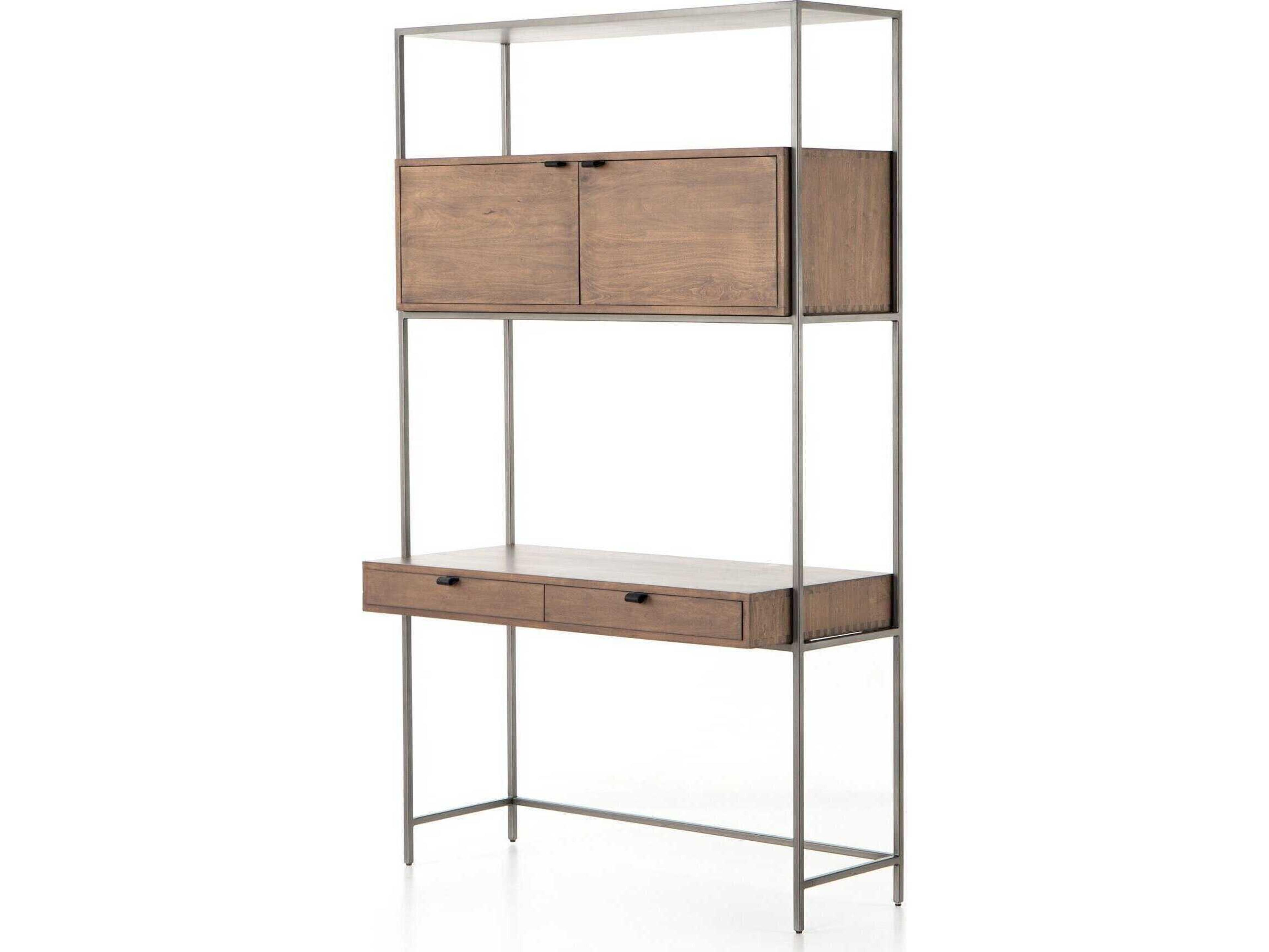 Fulton Trey Auburn Poplar  Wood Modular Wall Desk