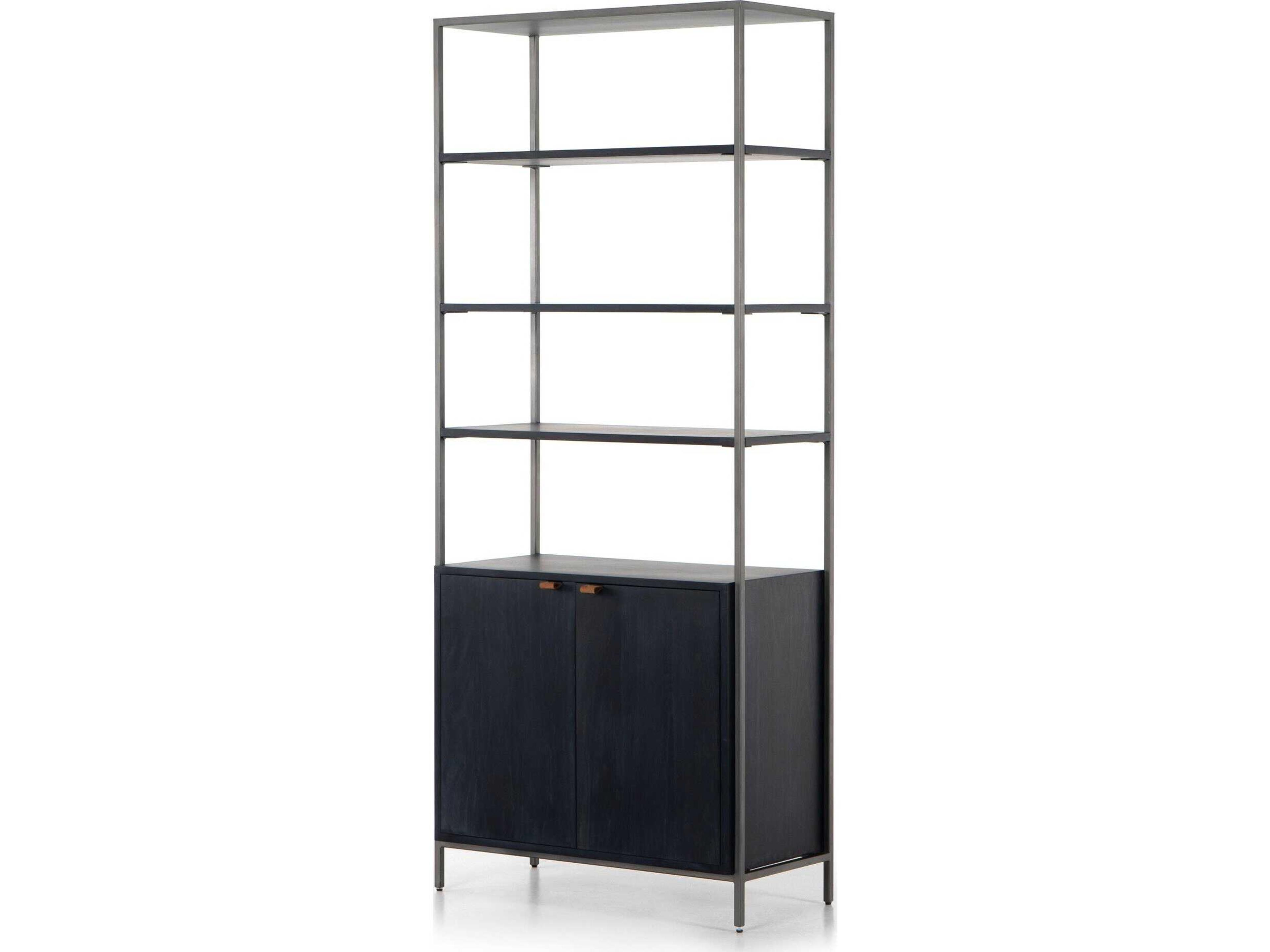 Trey Modular Wide Bookcase Fulton Industrial Modern