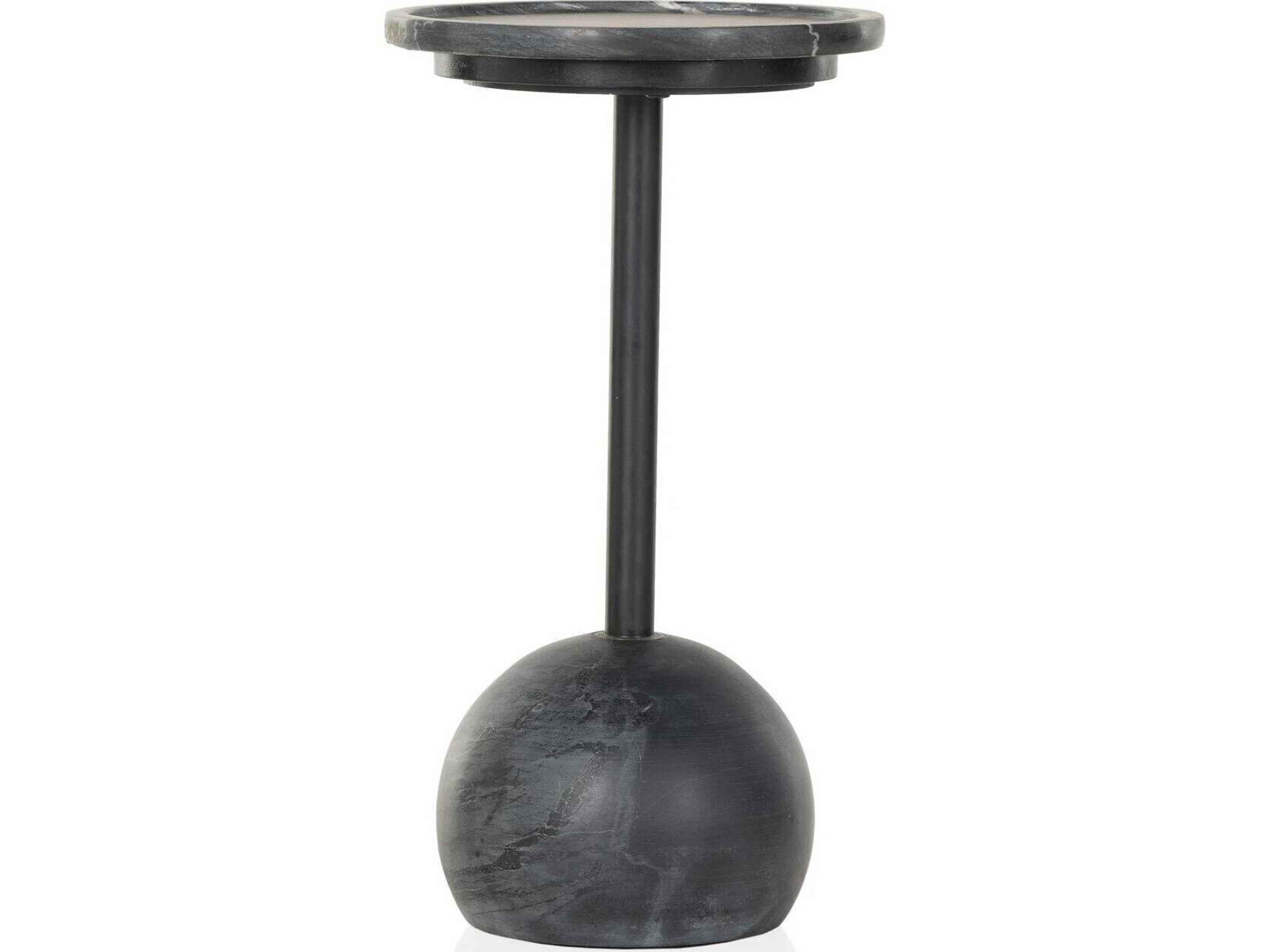 Viola Accent Table Rockwell Sculptural Marble