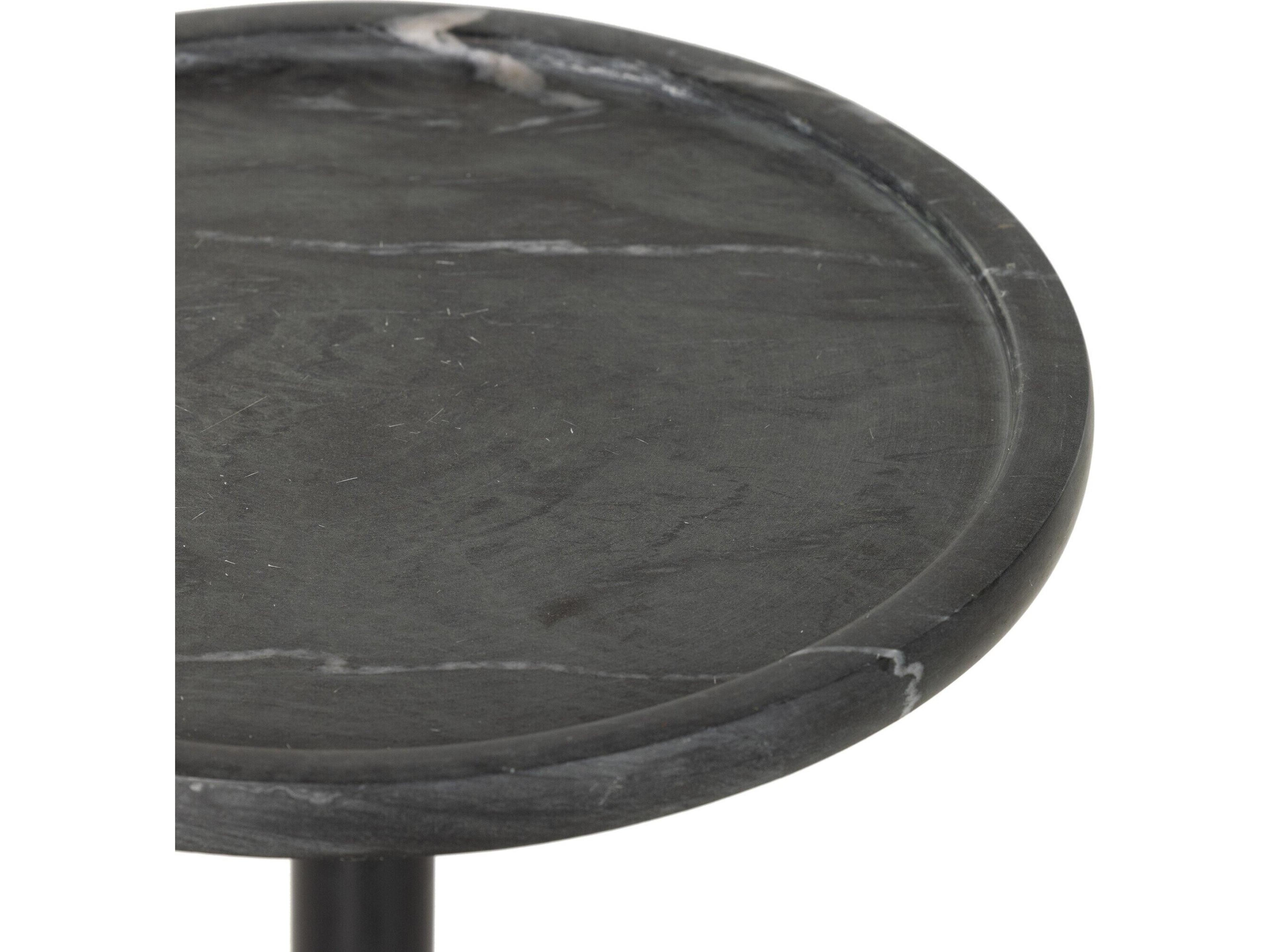 Four Hands Rockwell Viola Black Marble Accent Table