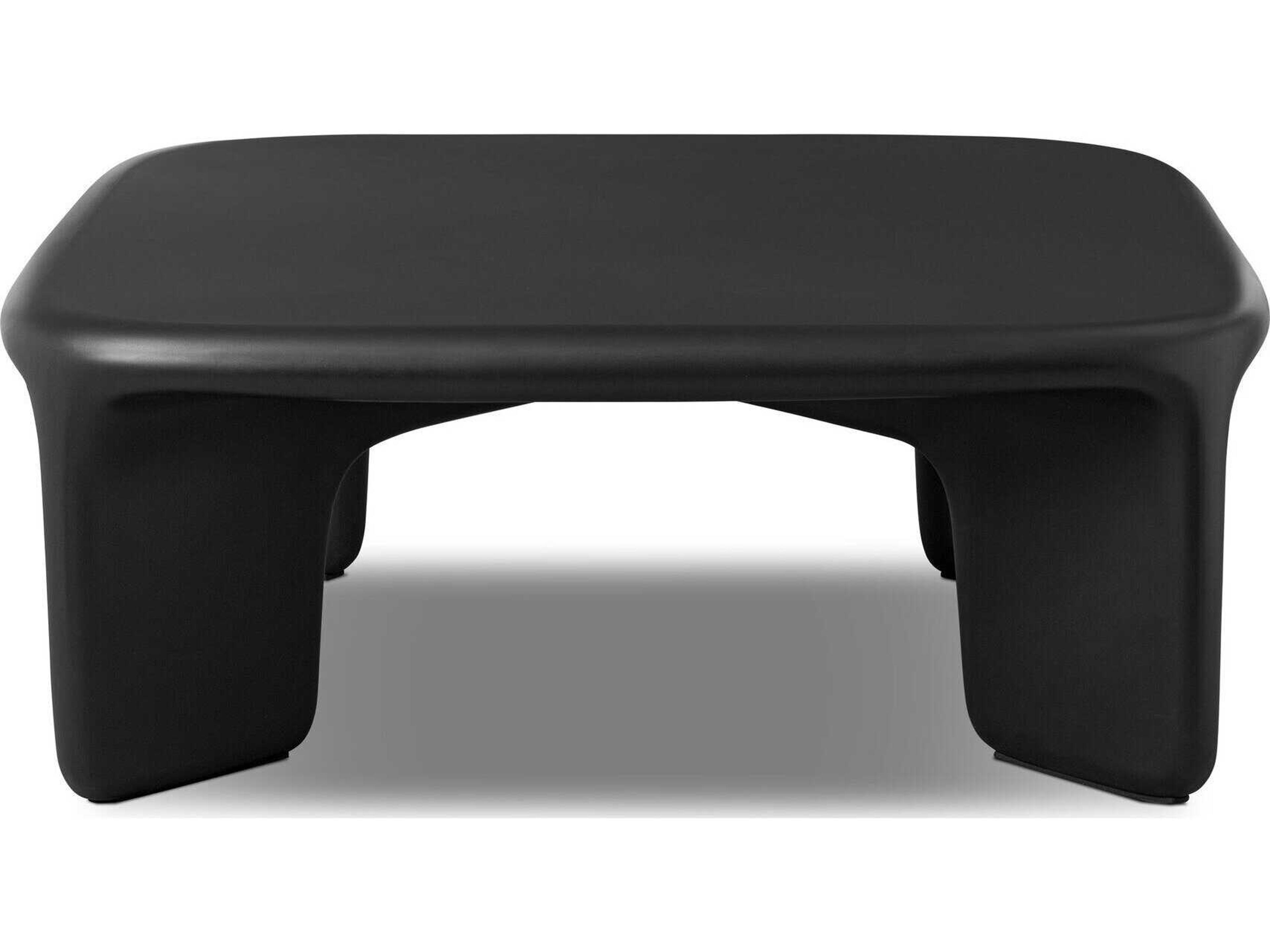 Four Hands Thayer Dante Black Concrete Coffee Table
