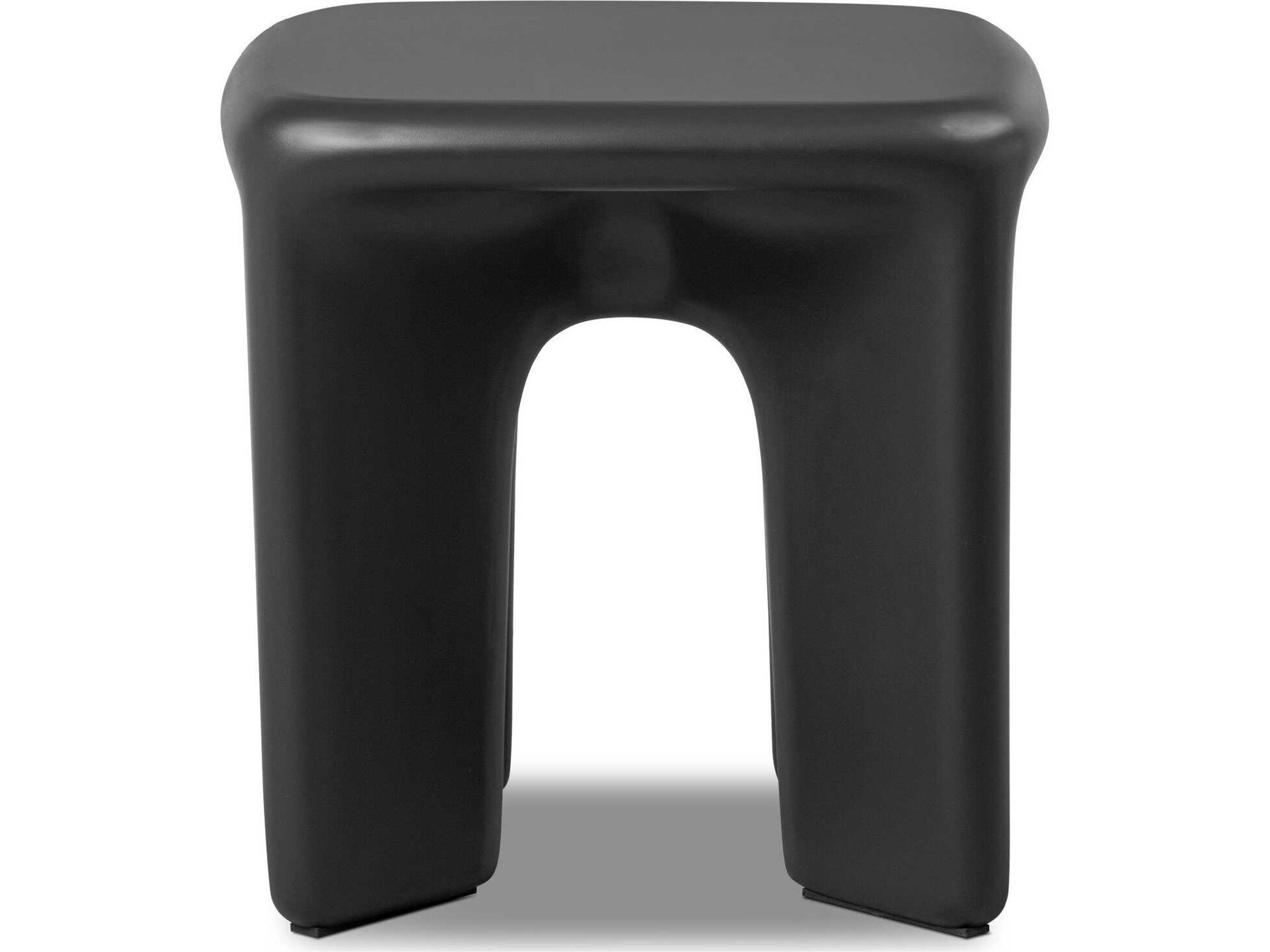 Four Hands Thayer Dante Black Concrete End Table