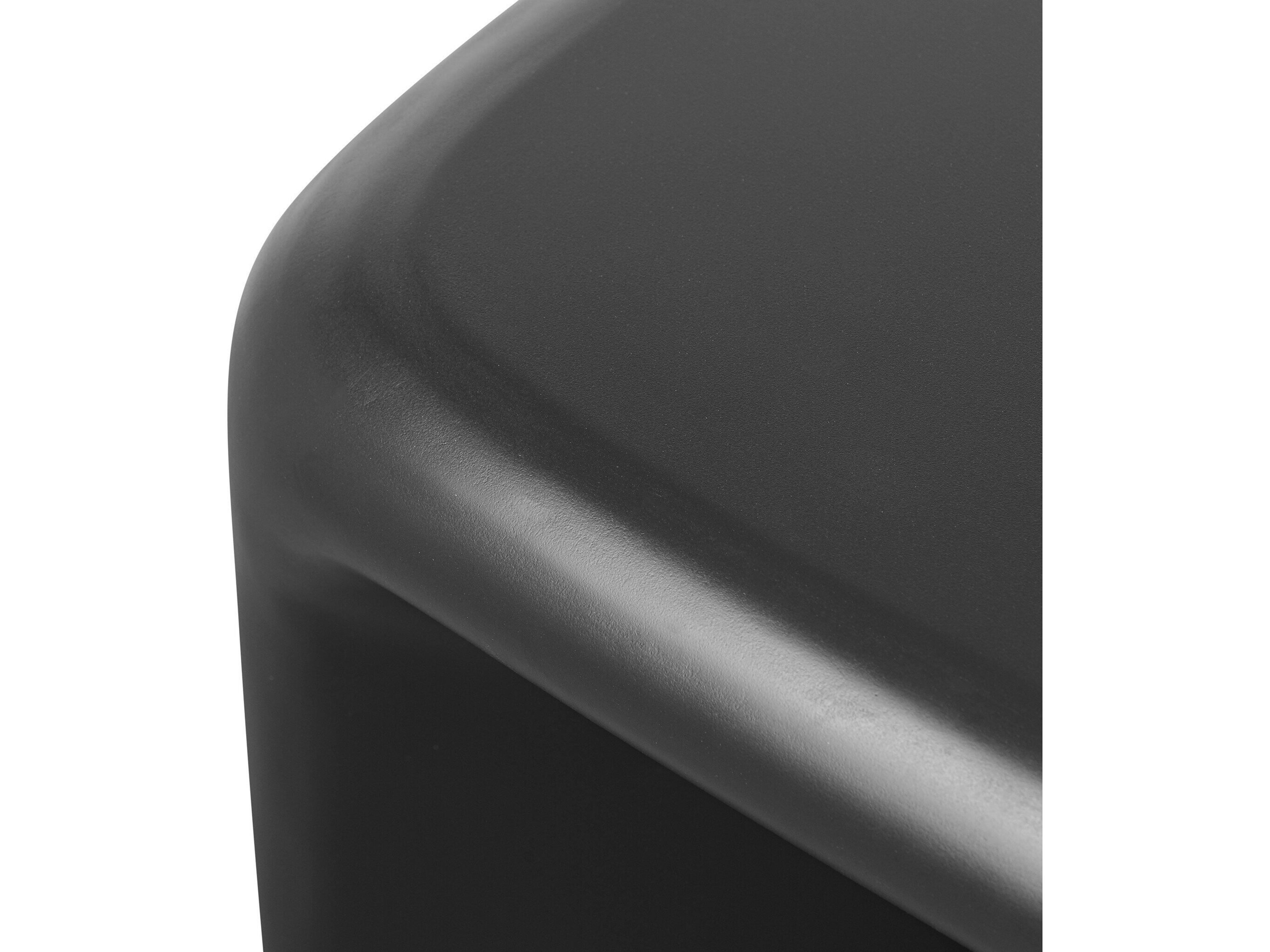 Four Hands Thayer Dante Black Concrete End Table